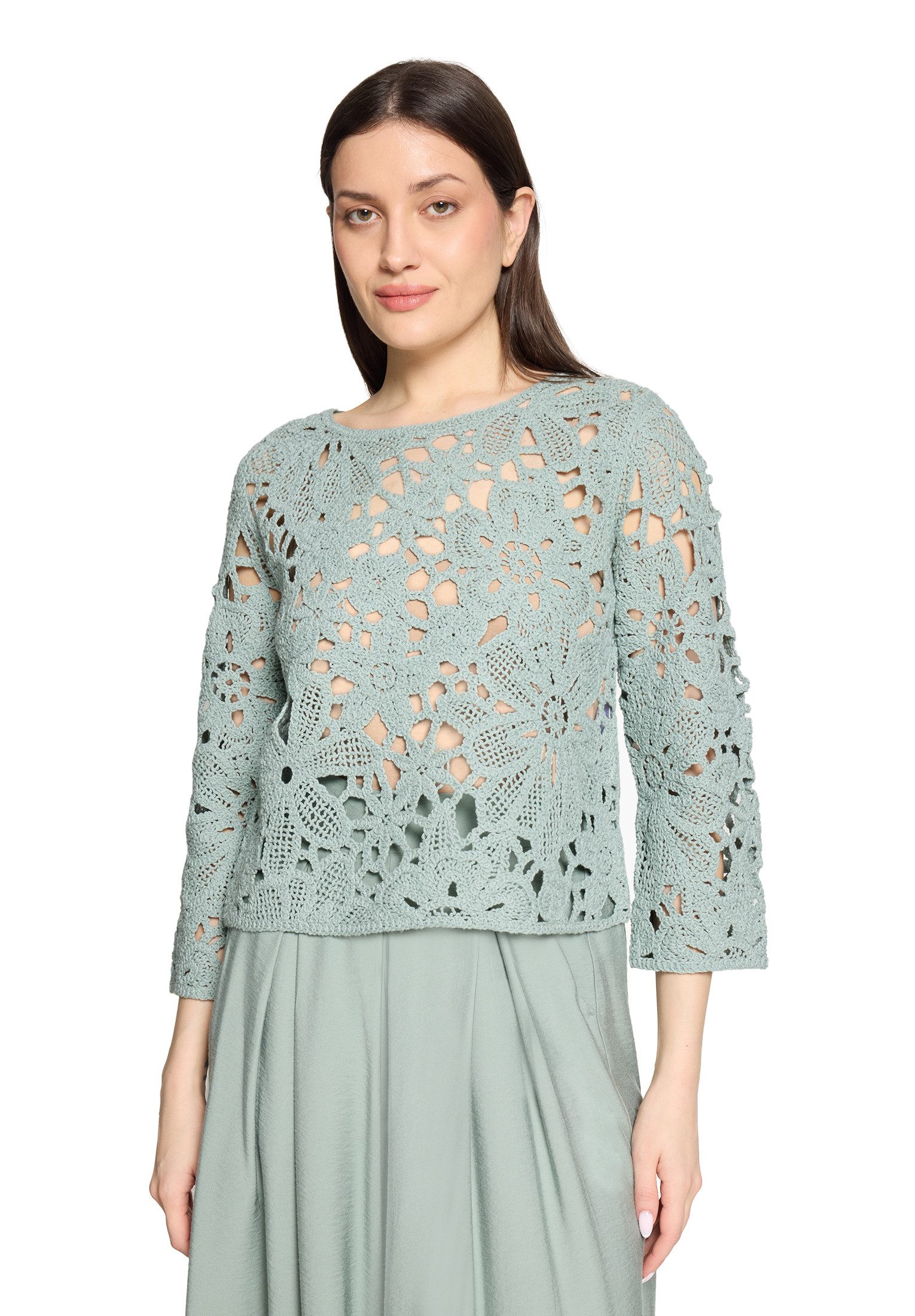 Betty Barclay Strickpullover Damen mit U-Boot-Ausschnitt (1-tlg)