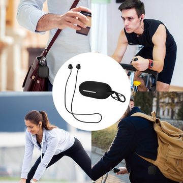 kwmobile Kopfhörer-Schutzhülle 2in1 Hülle und Halteband für Samsung Galaxy Buds / Buds Plus, Kopfhörer Band Strap und Case Set