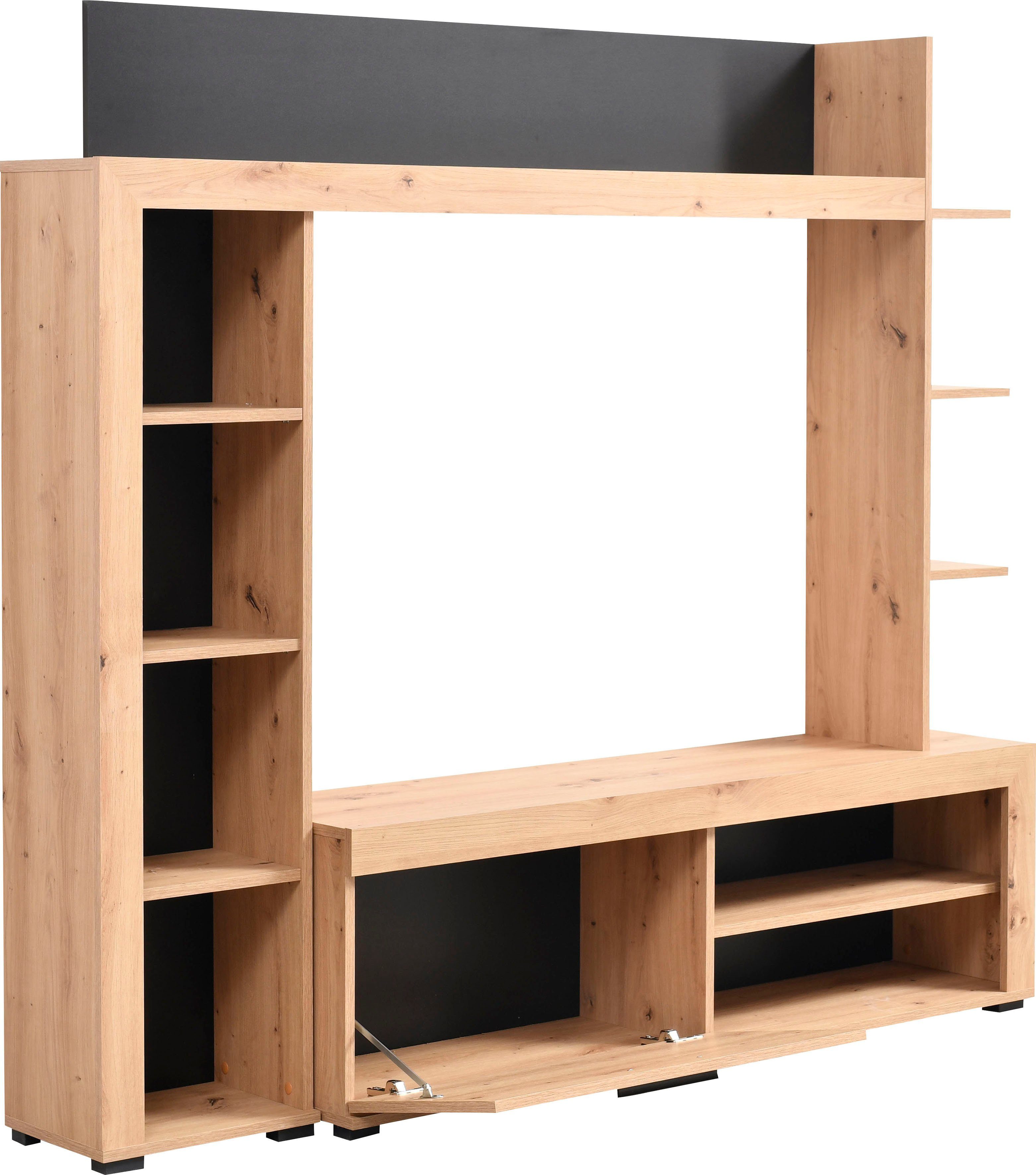 Home affaire Wohnwand Rubi, (4-St)