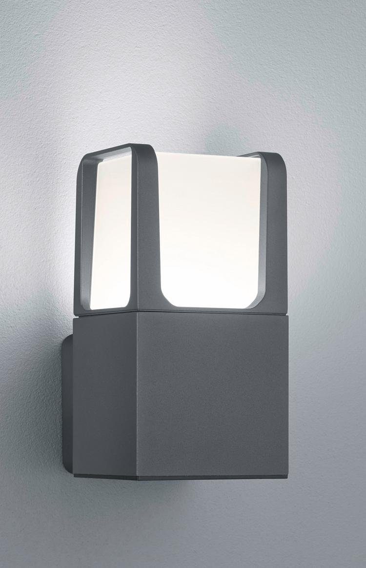TRIO Leuchten LED Außen-Wandleuchte integriert, Warmweiß LED fest EBRO
