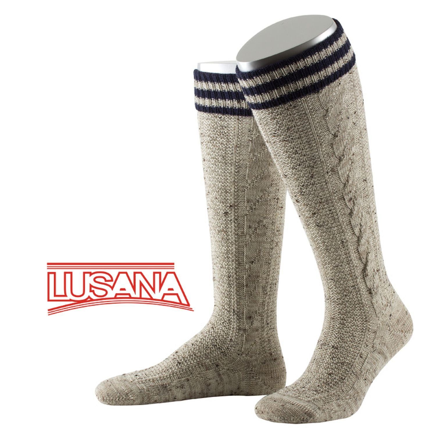 906 Trachtensocken Lusana Kniebundstrümpfe