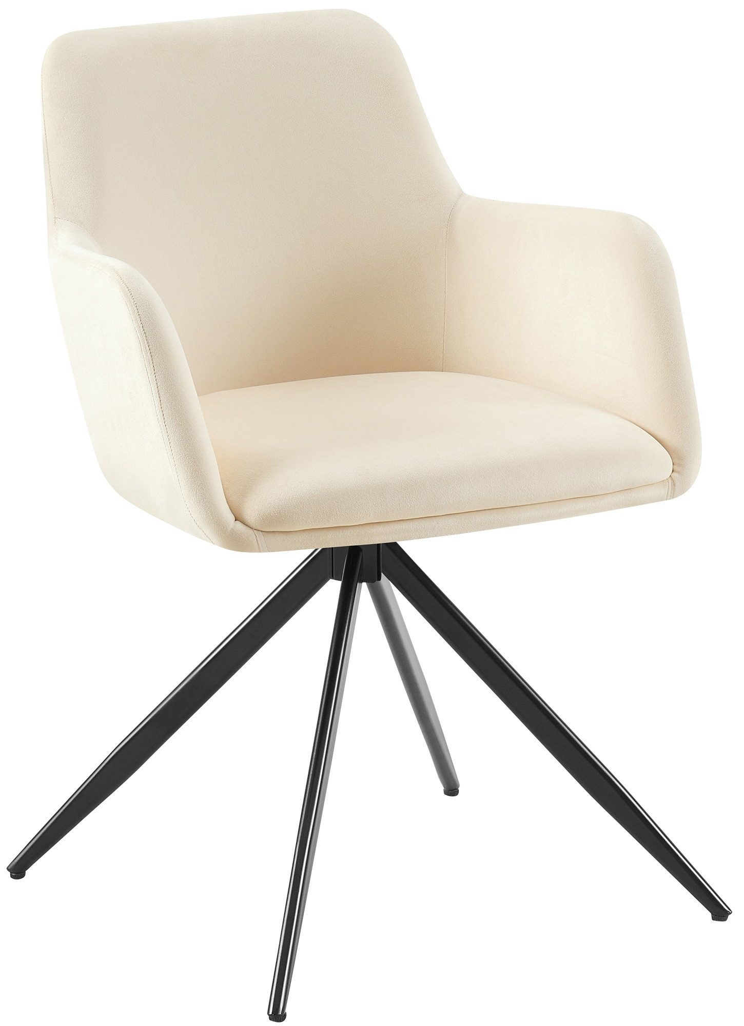 CLP Esszimmerstuhl Olema, mit Samtbezug, schwenkbarer Polster-Stuhl günstig online kaufen