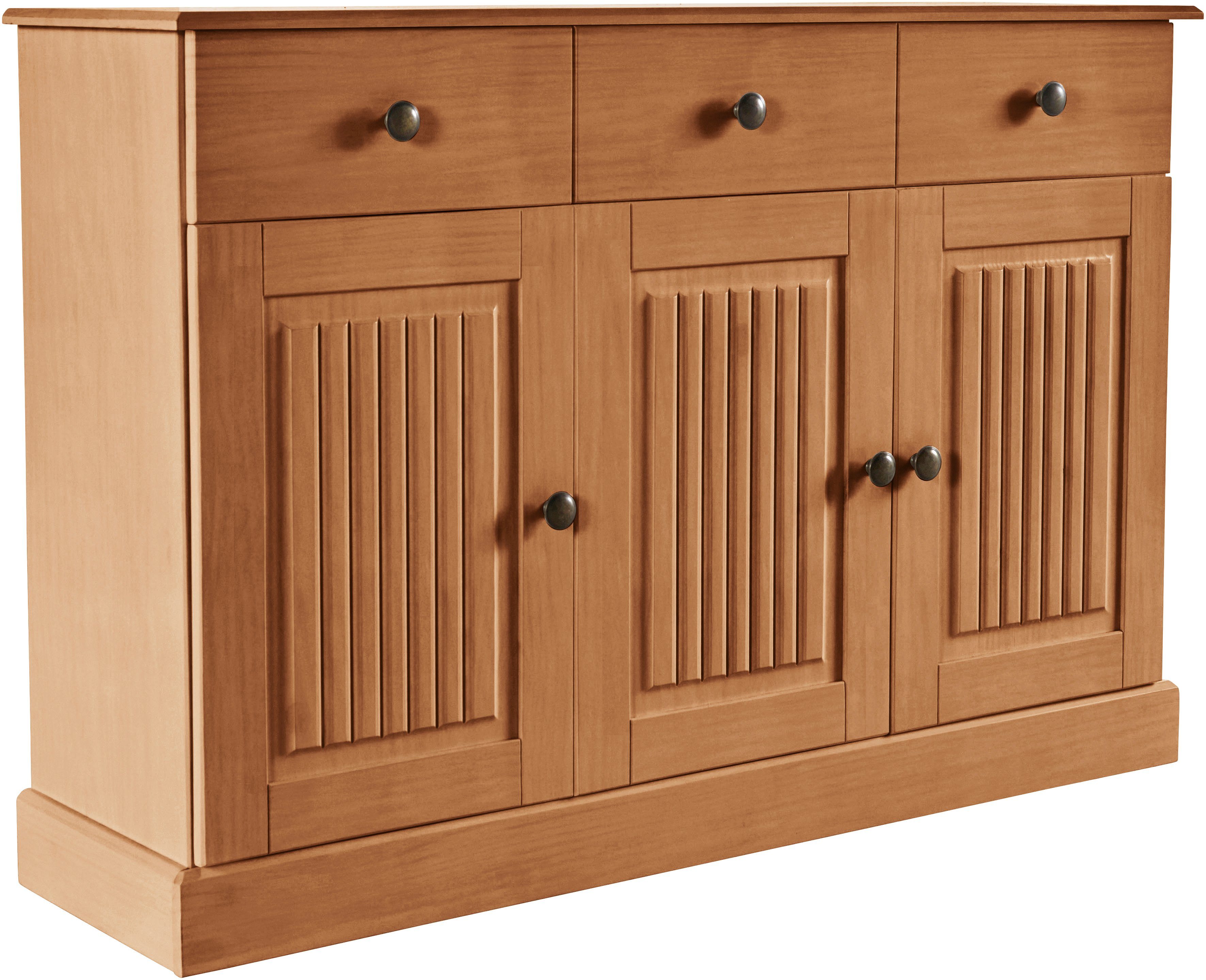 Home affaire Sideboard Liotta, Kommode mit 2 Schubkästen u. 2 verstellbare Einlegeböden