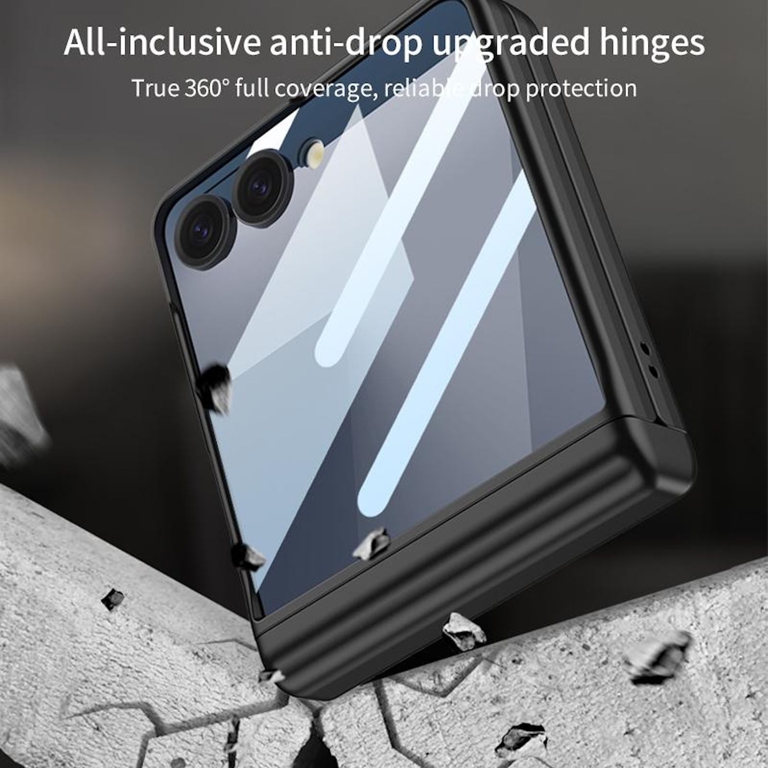 Wigento Handyhülle Für Samsung Galaxy Z Flip7 GKK Hülle mit Stiftfach und Stift D- Grün, Flip-Hülle mit Stiftfach, Stift und Magnetverschluss