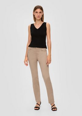 s.Oliver BLACK LABEL 5-Pocket-Jeans Jeans Karolin / Regular Fit / Mid Rise / Straight Leg