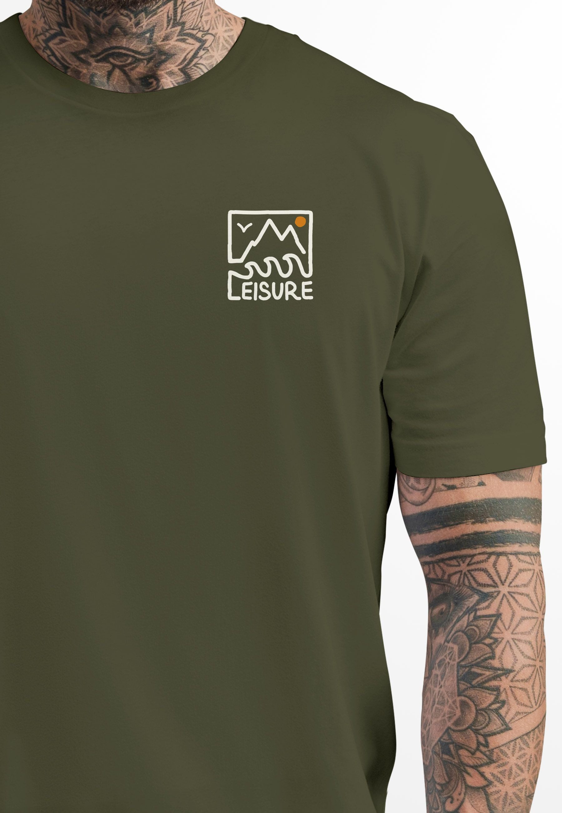 Neverless Print-Shirt Herren T-Shirt Wandern Berge günstig online kaufen