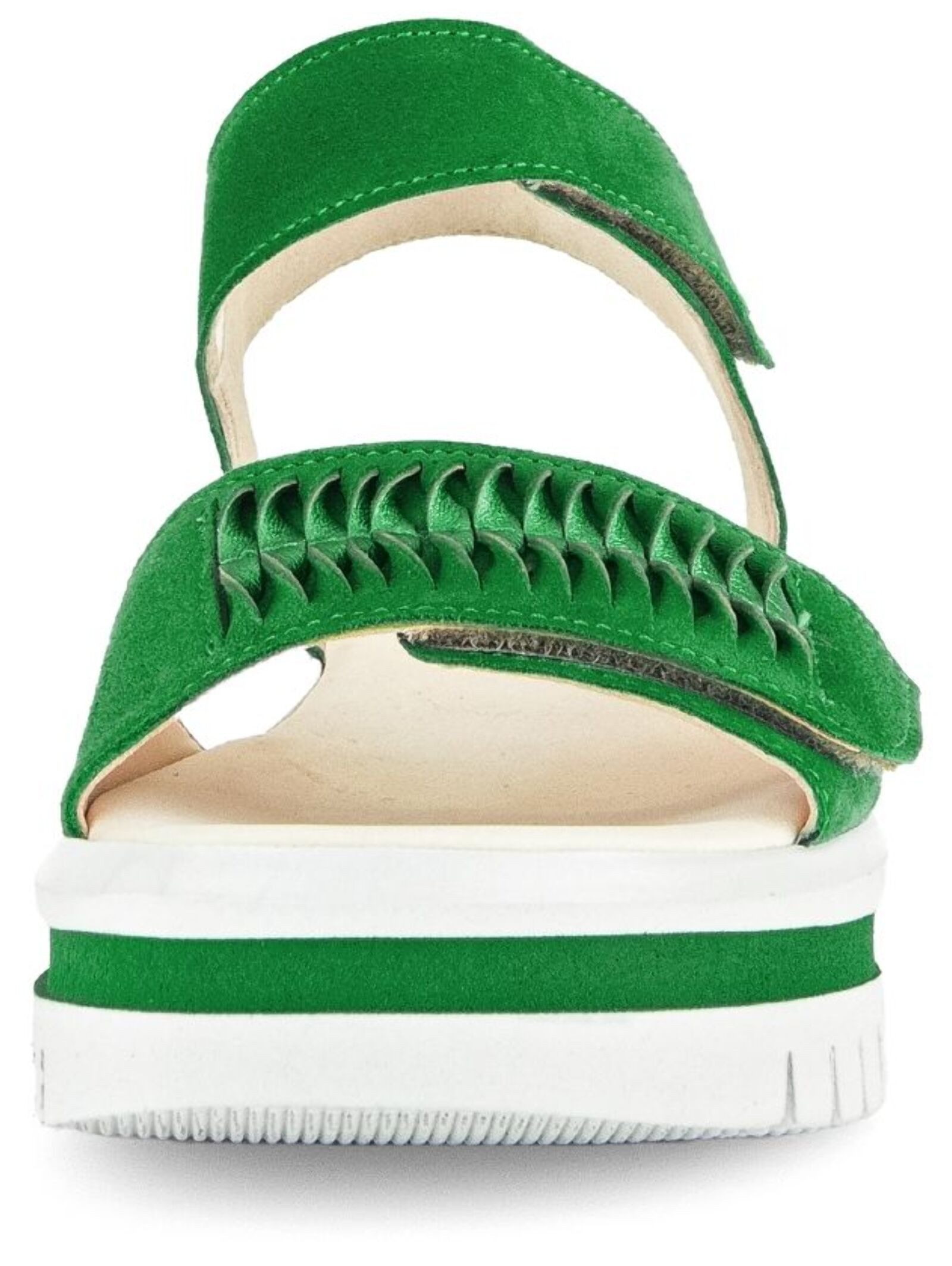 Gabor Gabor Sandalen Veloursleder/Textil Keilsandalette