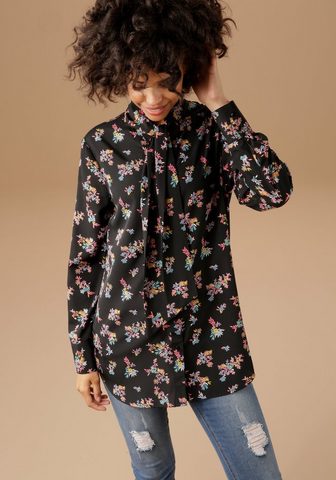 Aniston CASUAL Ilgi marškiniai su bunten Blumen arba ...