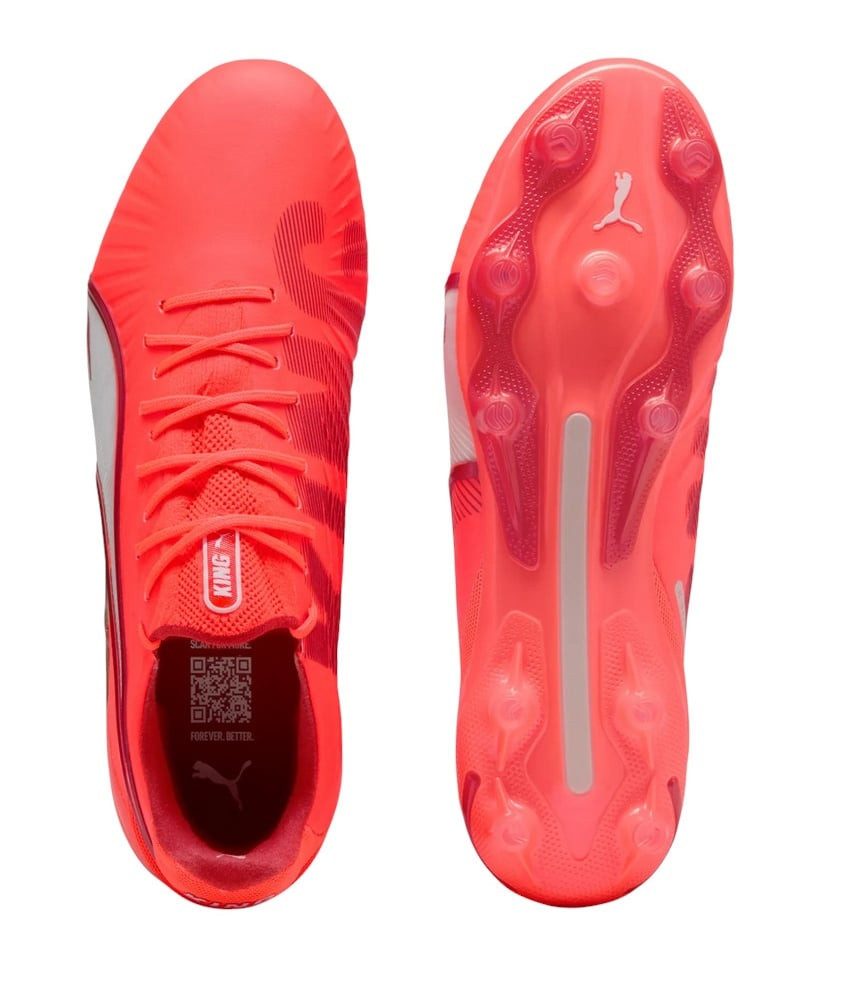 PUMA King Ultimate FG/AG (für festen Boden/Kunstoberflächen) 2025 rot Fußballschuh