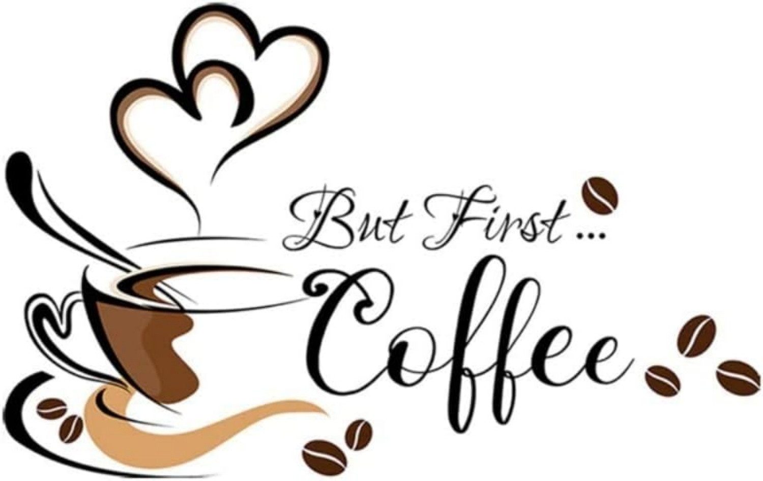 VEKROBOT Wandsticker Wandaufkleber selbstklebend Dekofolie für Wohnzimmer Küche und Café (Set, 1 St., Vielseitige Wandtattoos – für jeden Raum & Anlass), Selbstklebende Tapeten