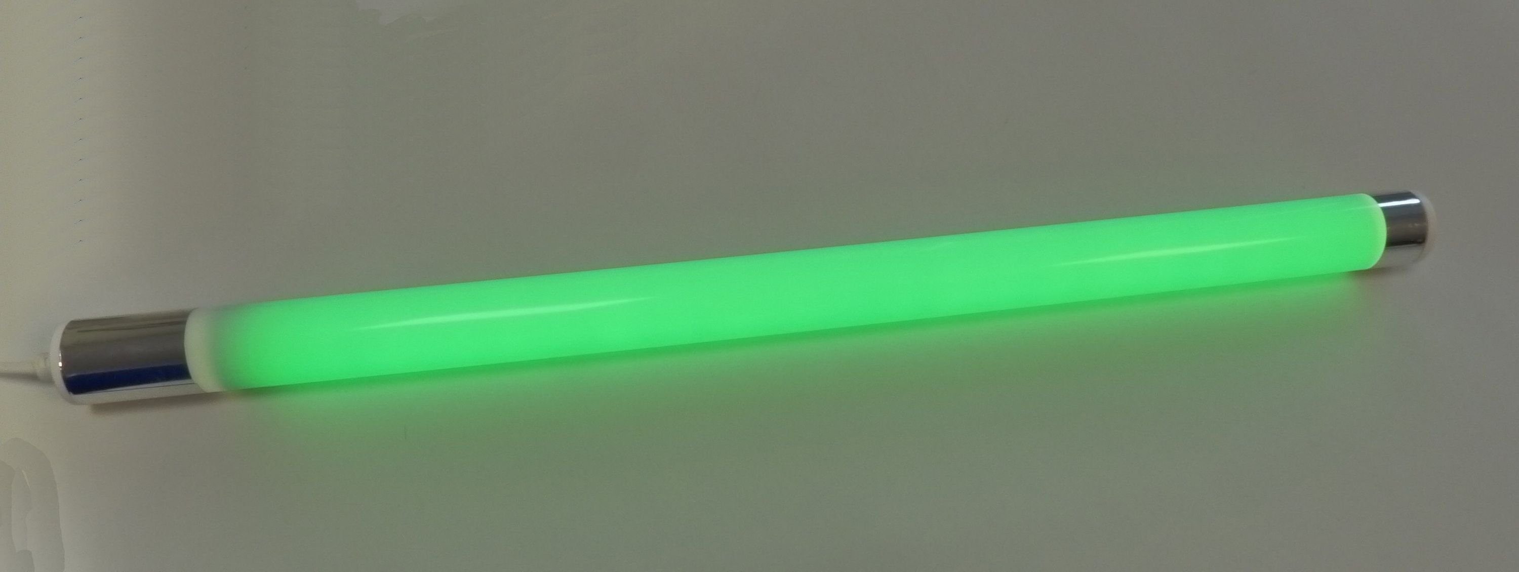 VISION grün, LED Kunststoff-Röhre XENON IP20 Röhre Wandleuchte LED 123cm 18 LED 9959 T8, Stab W Xenon
