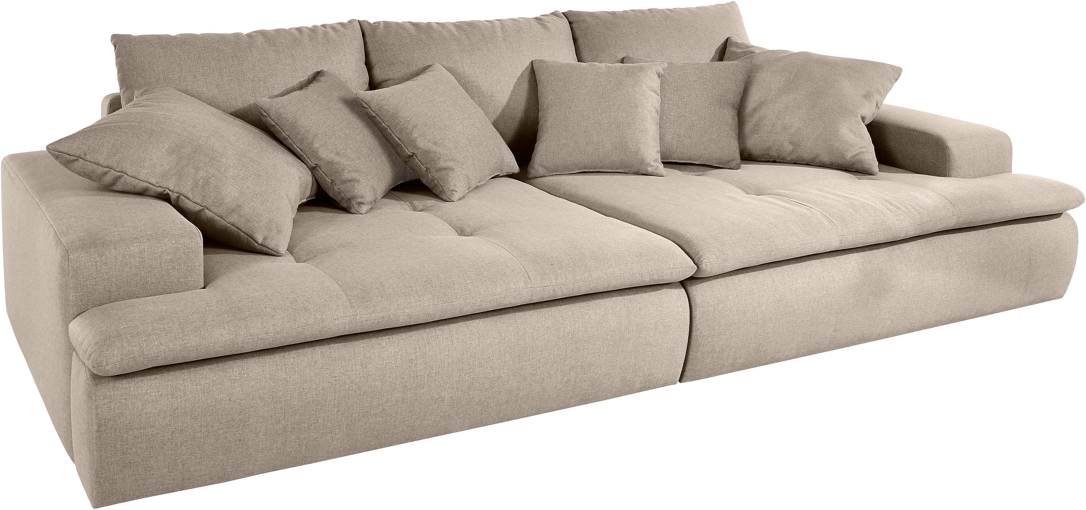 Mr. Couch Big-Sofa »Haiti 2«, wahlweise mit Kaltschaum (140kg  Belastung/Sitz) und RGB-Beleuchtung