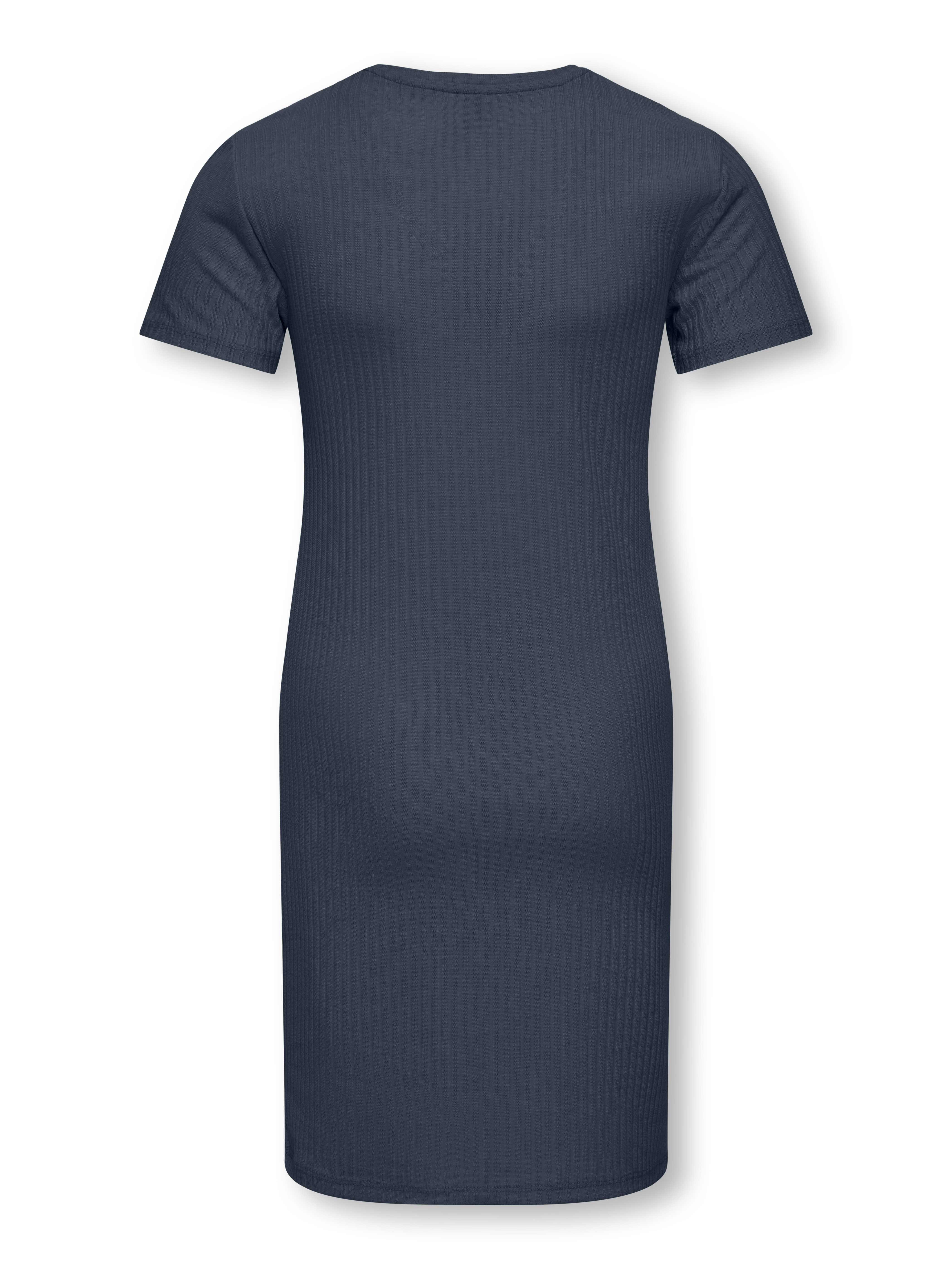 KIDS ONLY Strickkleid KOGNELLA S/S DRESS VD JRS mit Rundhals-Ausschnitt und kurzem Arm
