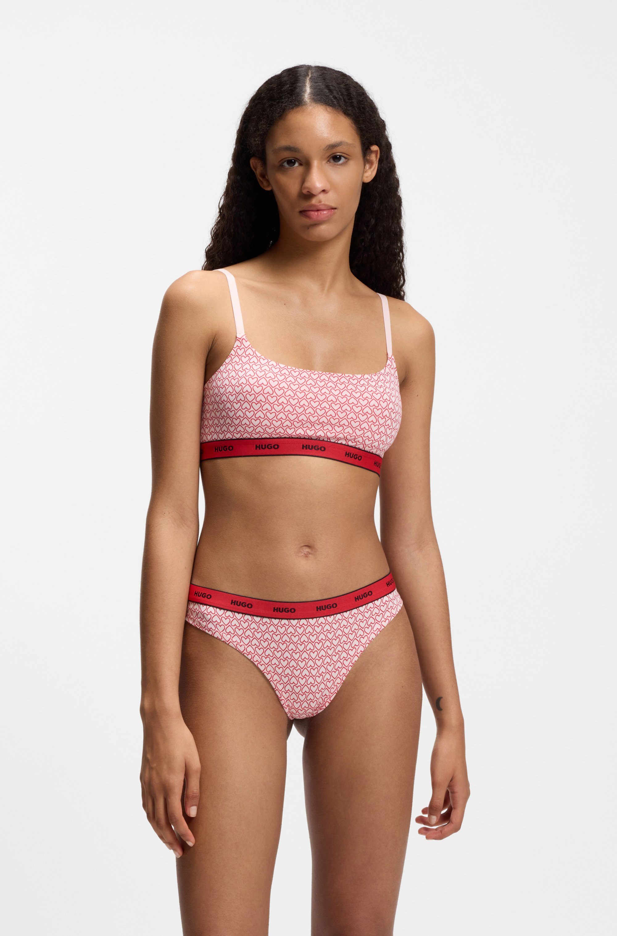 HUGO String TRIPLET THONG DESIGN (3-St) wiederholendes Logo am Bund – Bild 3 von 5