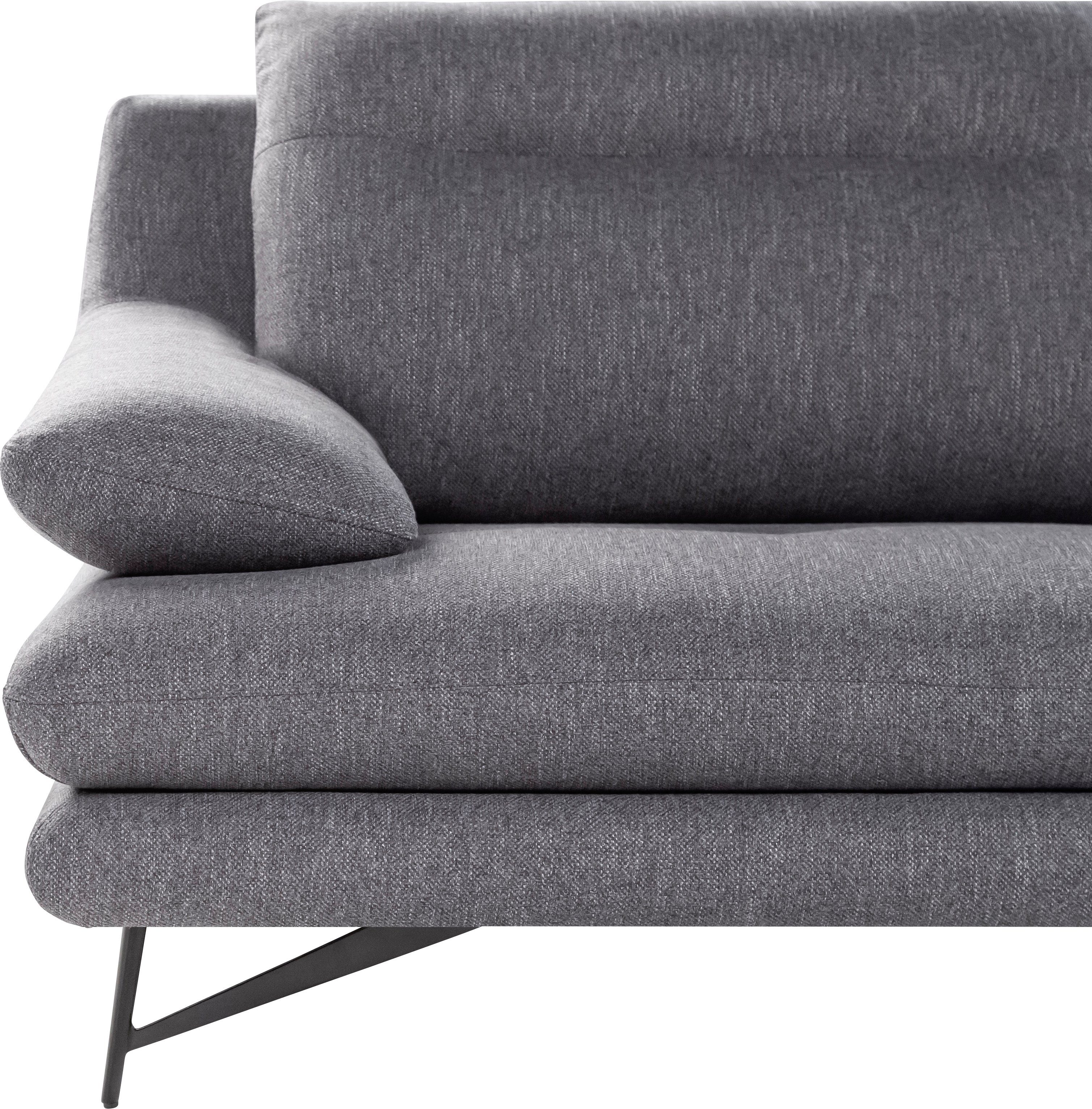 CALIA ITALIA 2-Sitzer Cezanne, italienisches Designsofa mit erstklassigem Sitzkomfort, wahlweise mit Sitztiefenverstellung