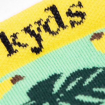 kyds Freizeitsocken Safari, Kinder Socken für Jungs und Mädchen ab 3 Jahren (1-Paar) aus 80% Bio-Baumwolle, 17% recyceltem Nylon und 3% Elastan