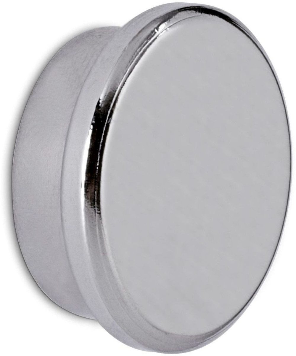 MAUL Magnet Neodym-Kraftmagnet SB-Verpackung 9x25mm 13000g hellsilber