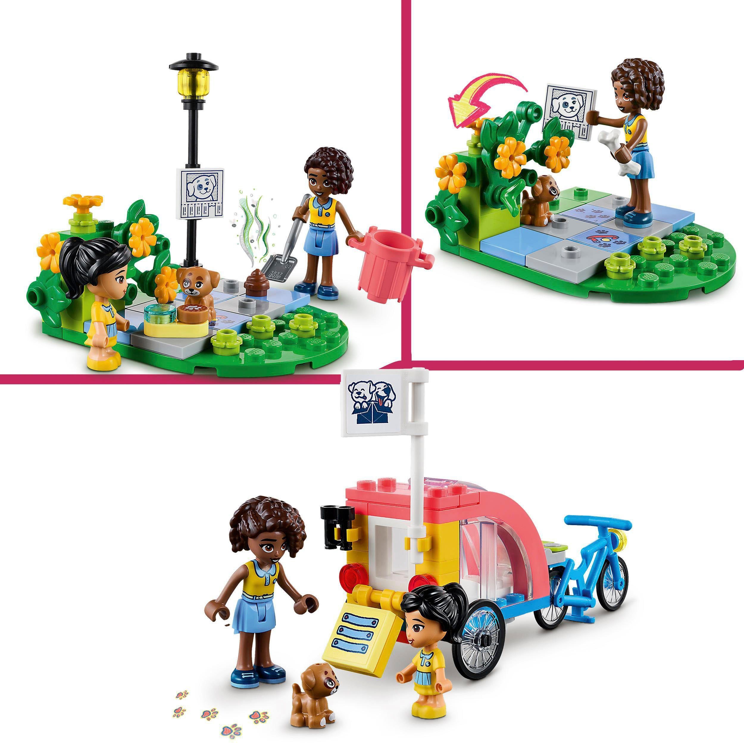 Hunderettungsfahrrad St), (41738), Konstruktionsspielsteine in LEGO® (125 Friends, Made Europe LEGO®