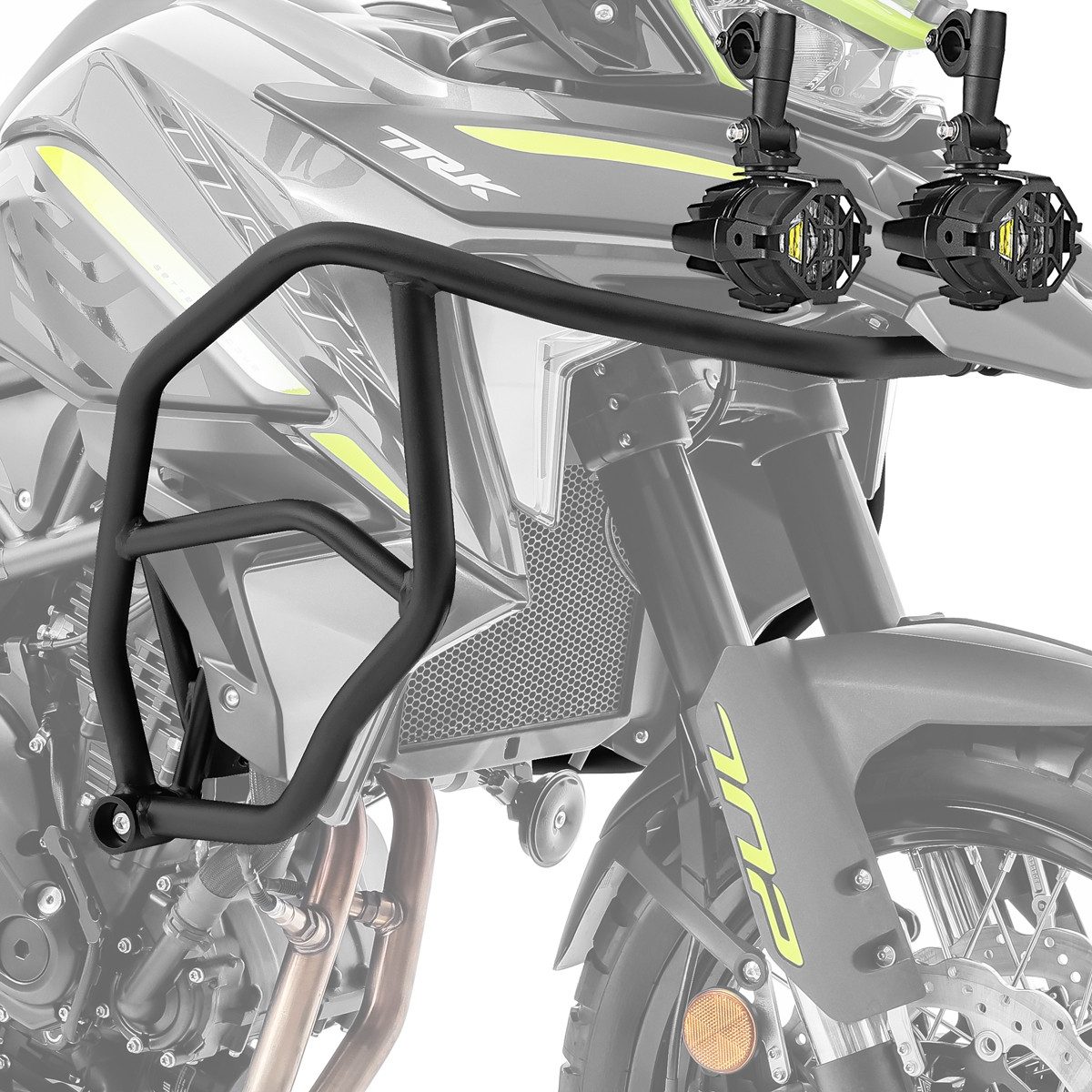 Motoguard Motor-Schutzhülle Set Sturzbügel + Scheinwerfer für Benelli TRK 702 / X 23-25 HG48 schwa