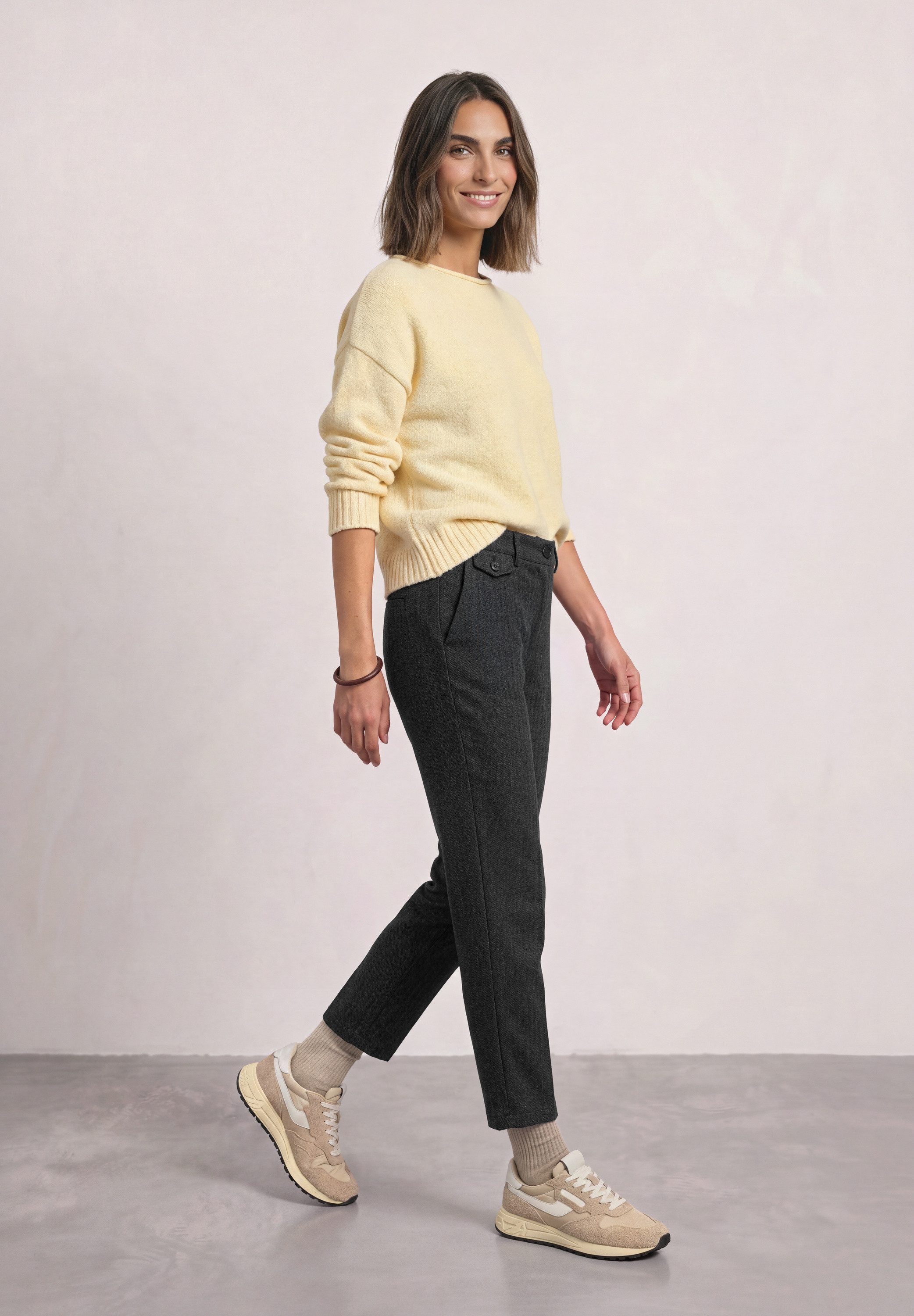 STREET ONE Chinohose kariert – Bild 3 von 5