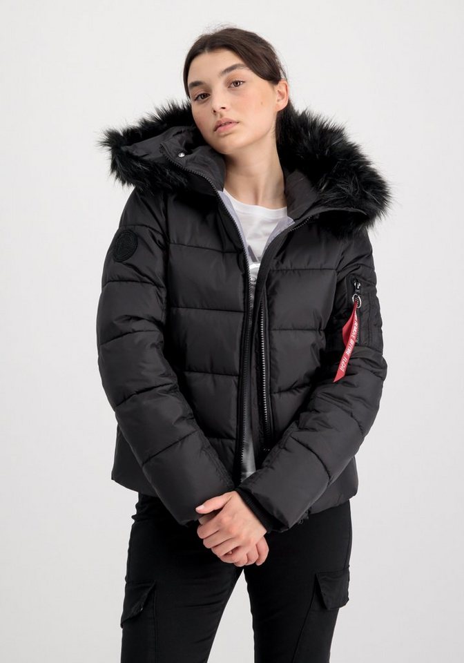 Alpha Industries Kurzjacke Hooded Puffer Alpha Wmn, Winterjacke 