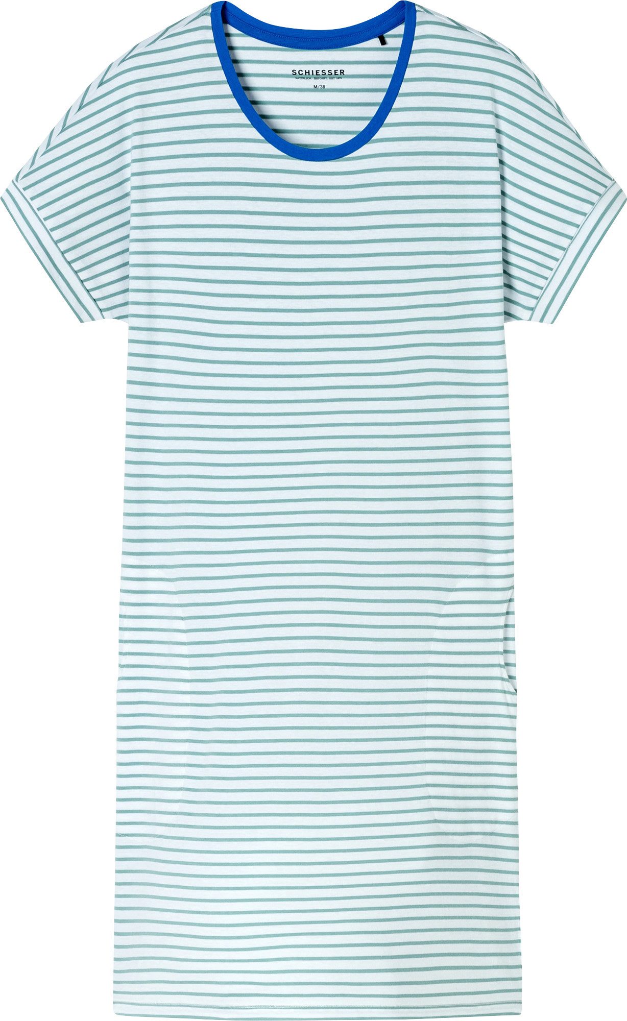 Schiesser Nachthemd Damen-Nachthemd Single-Jersey Streifen günstig online kaufen