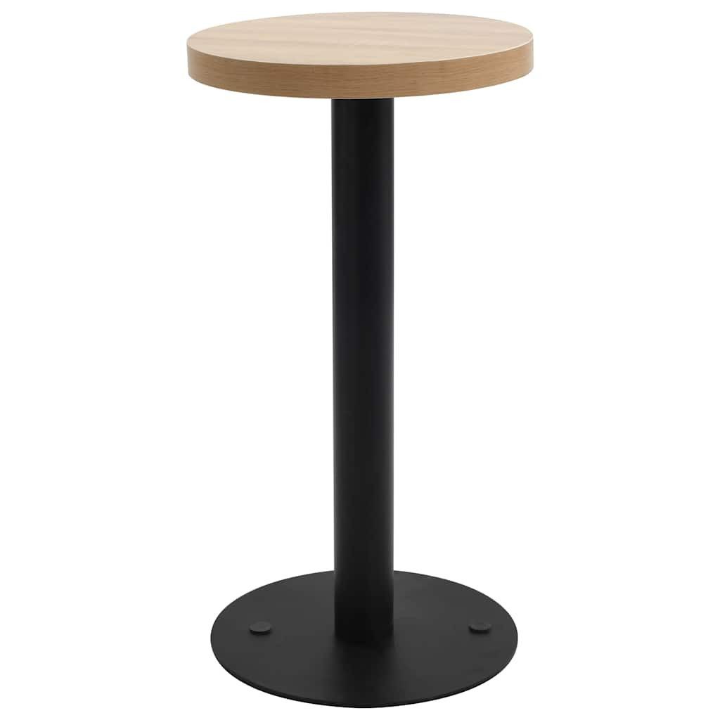 vidaXL Esstisch Bistrotisch Hellbraun 40 cm MDF (1-St)