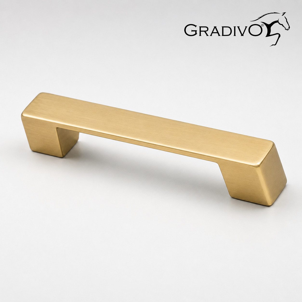 Gradivo Möbelgriff Schrankgriff Bügelgriff 105 - Matt-Gold, 128-160 mm