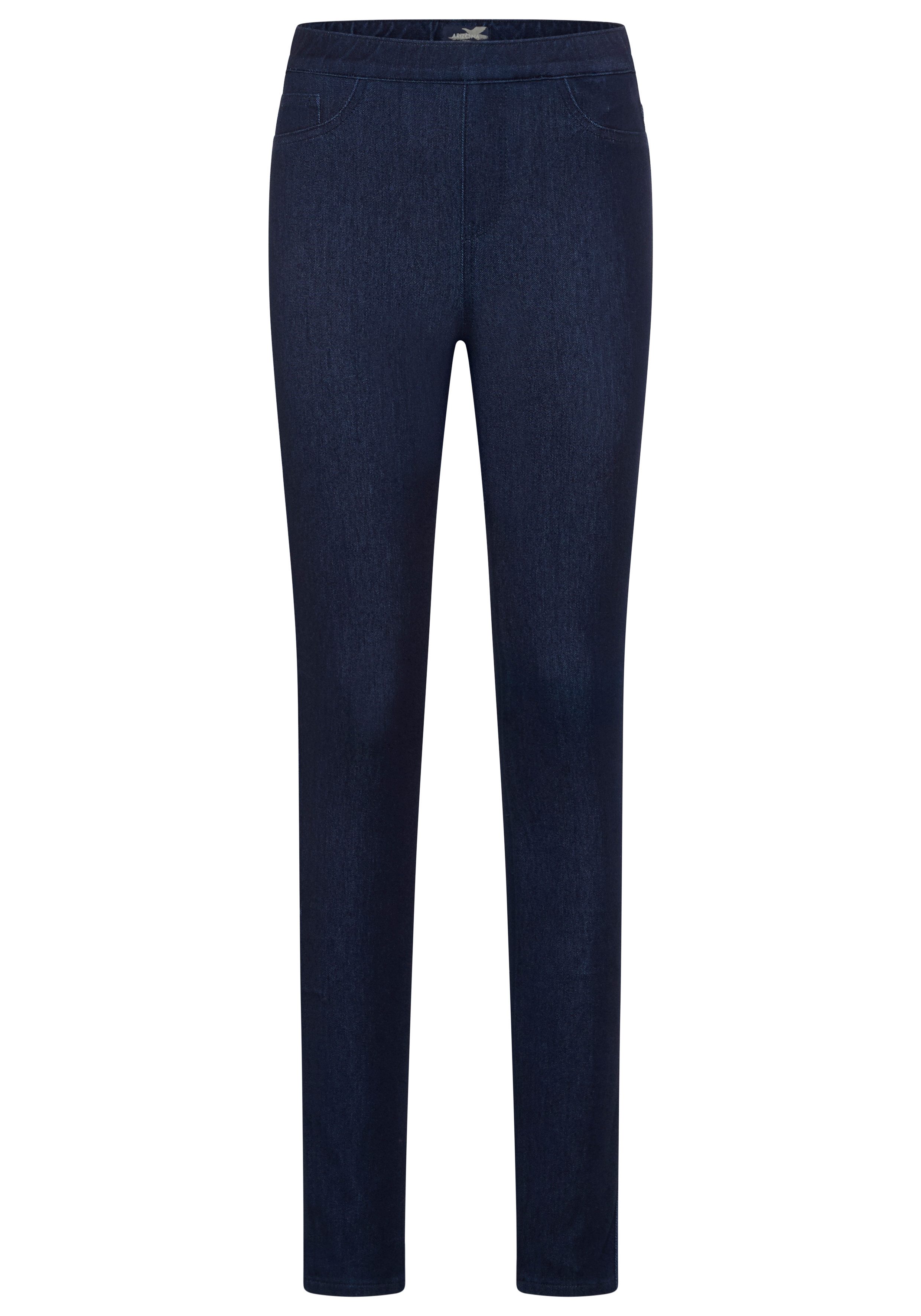 Arizona Jeansjeggings im 4 Way Stretch, Quer- und Längselastisch, Skinny Skinny Fit, extra enge Beinform, normale Leibhöhe, unifarbene Optik – Bild 5 von 5