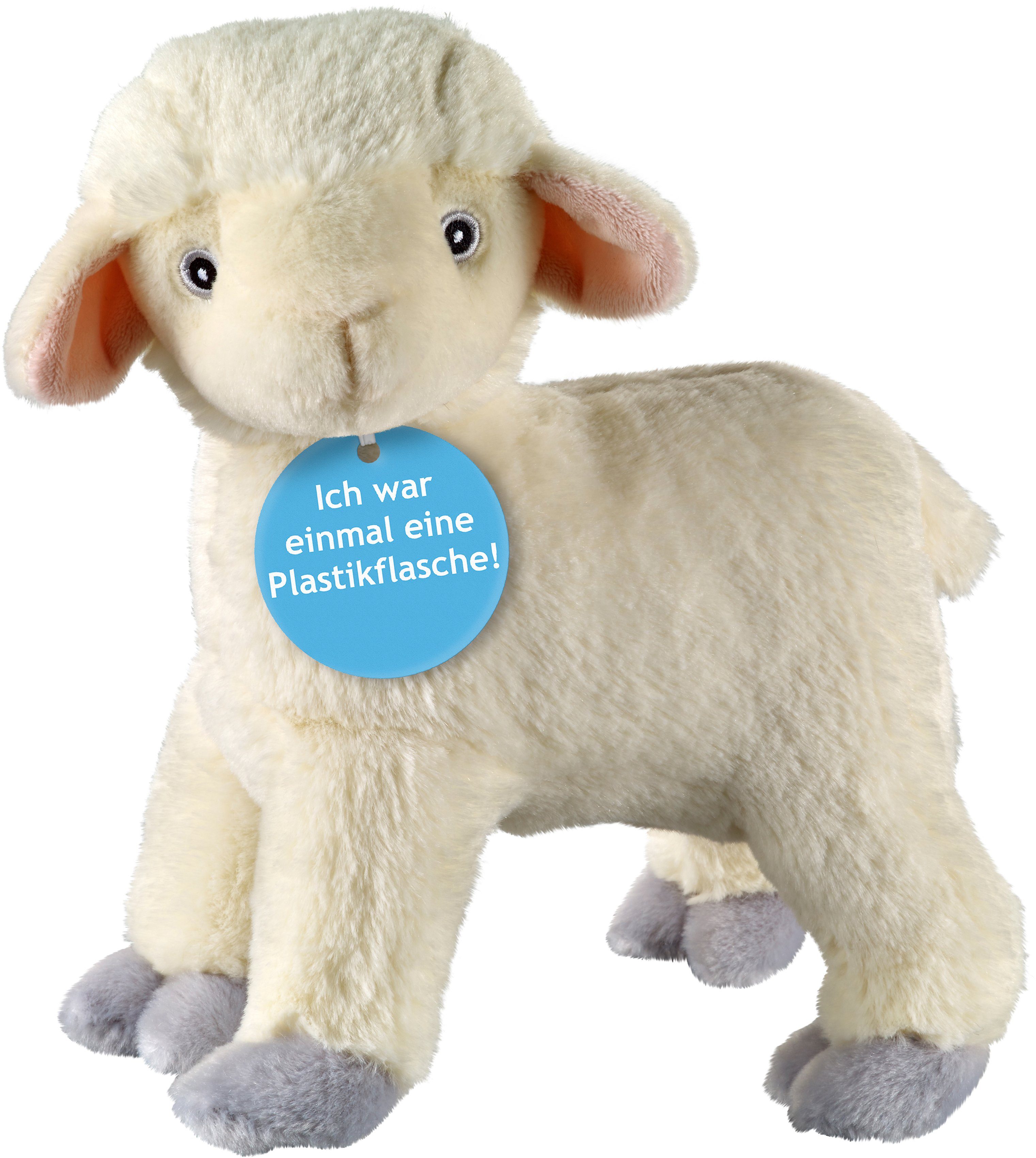Heinrich Bauer Kuscheltier ECO-Line, Lamm, stehend, aus recyceltem Material