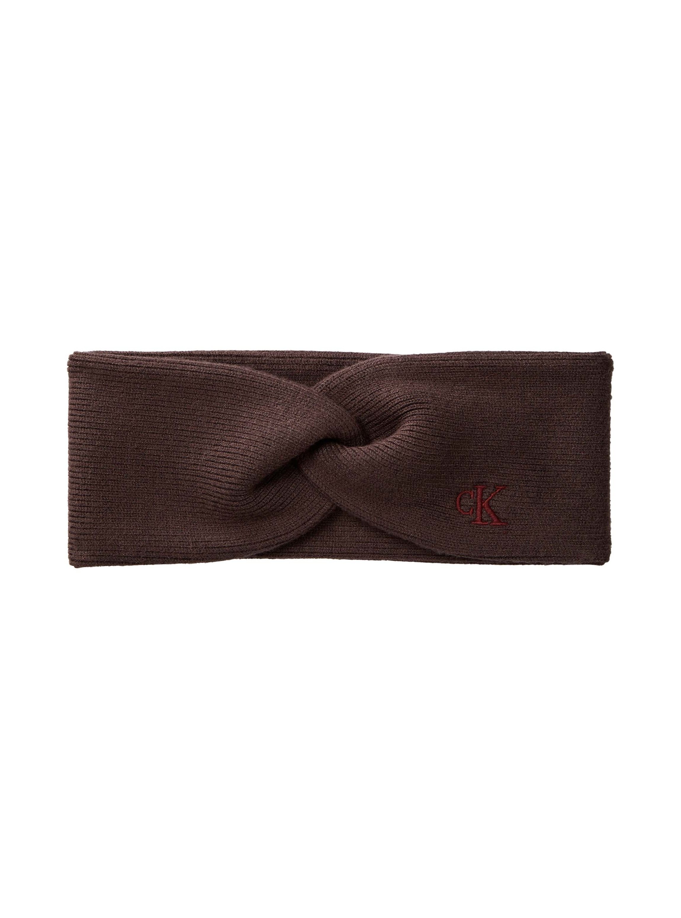 Calvin Klein Stirnband CK FINE RIB TWIST HEADBAND aus weichem Strick