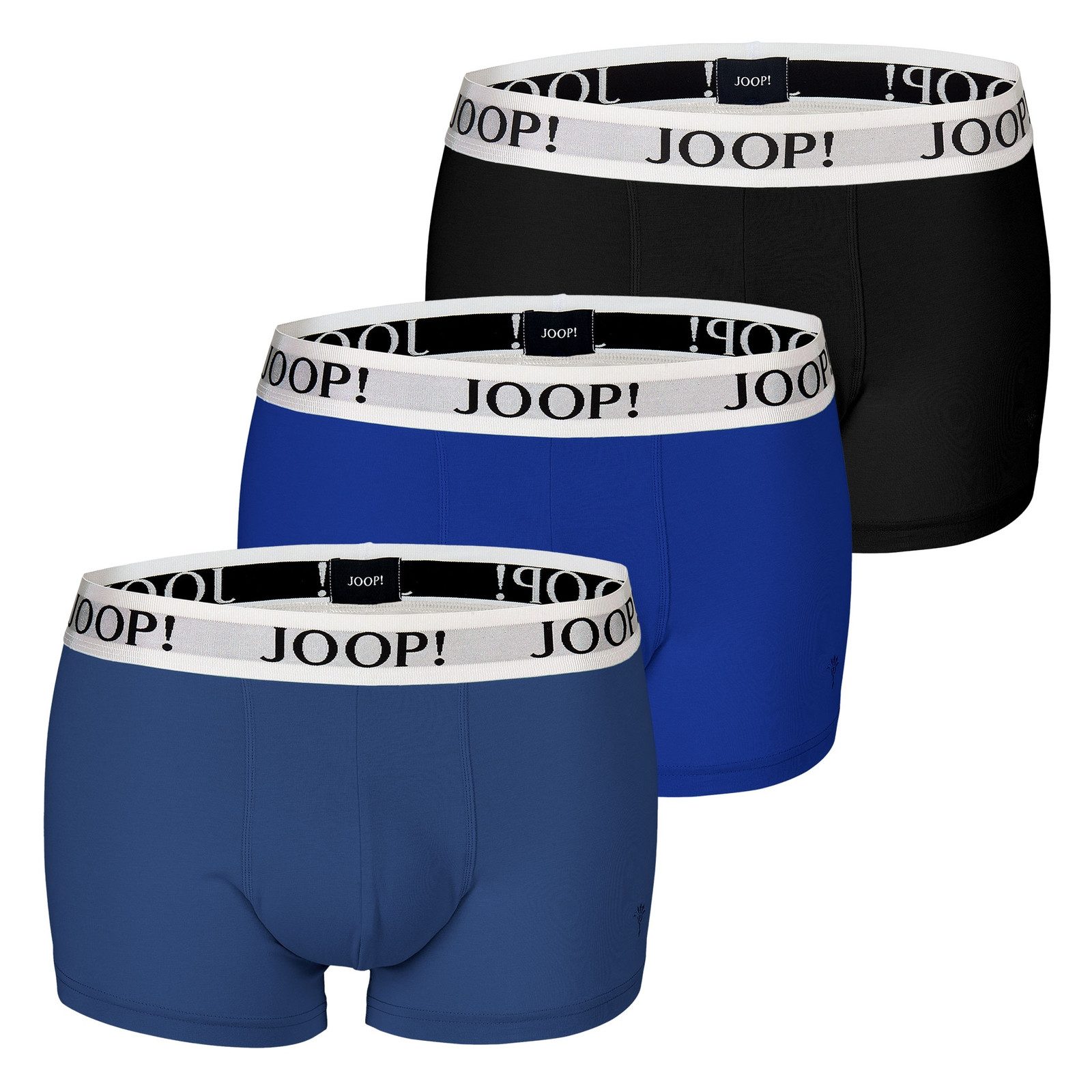 JOOP! Trunk Cotton-Stretch Boxer (3er Set) mit umlaufenden Markenschriftzug auf Bund