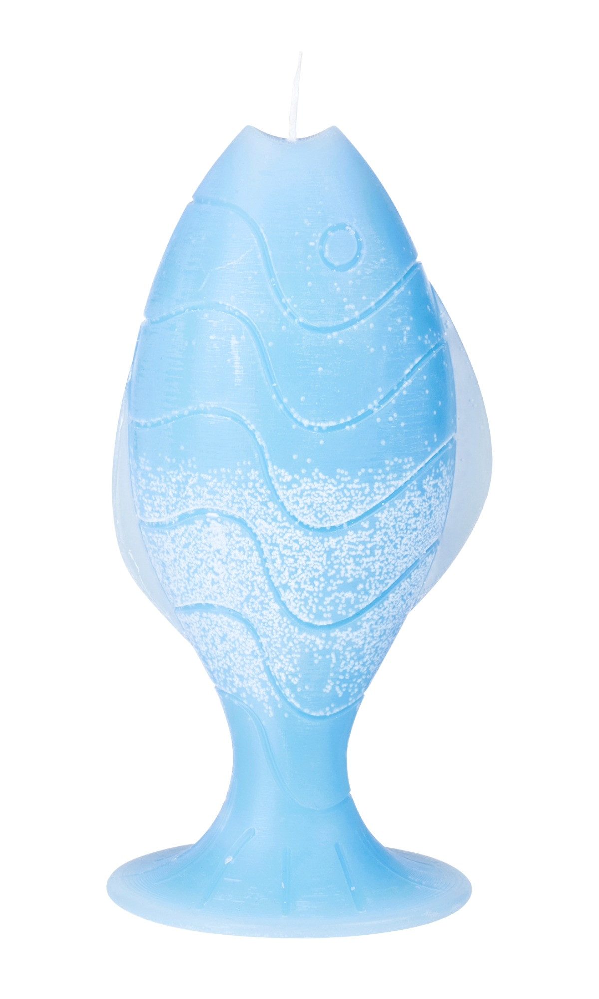 Broste Copenhagen Formkerze Broste Copenhagen Kerze Fish Baja Blue