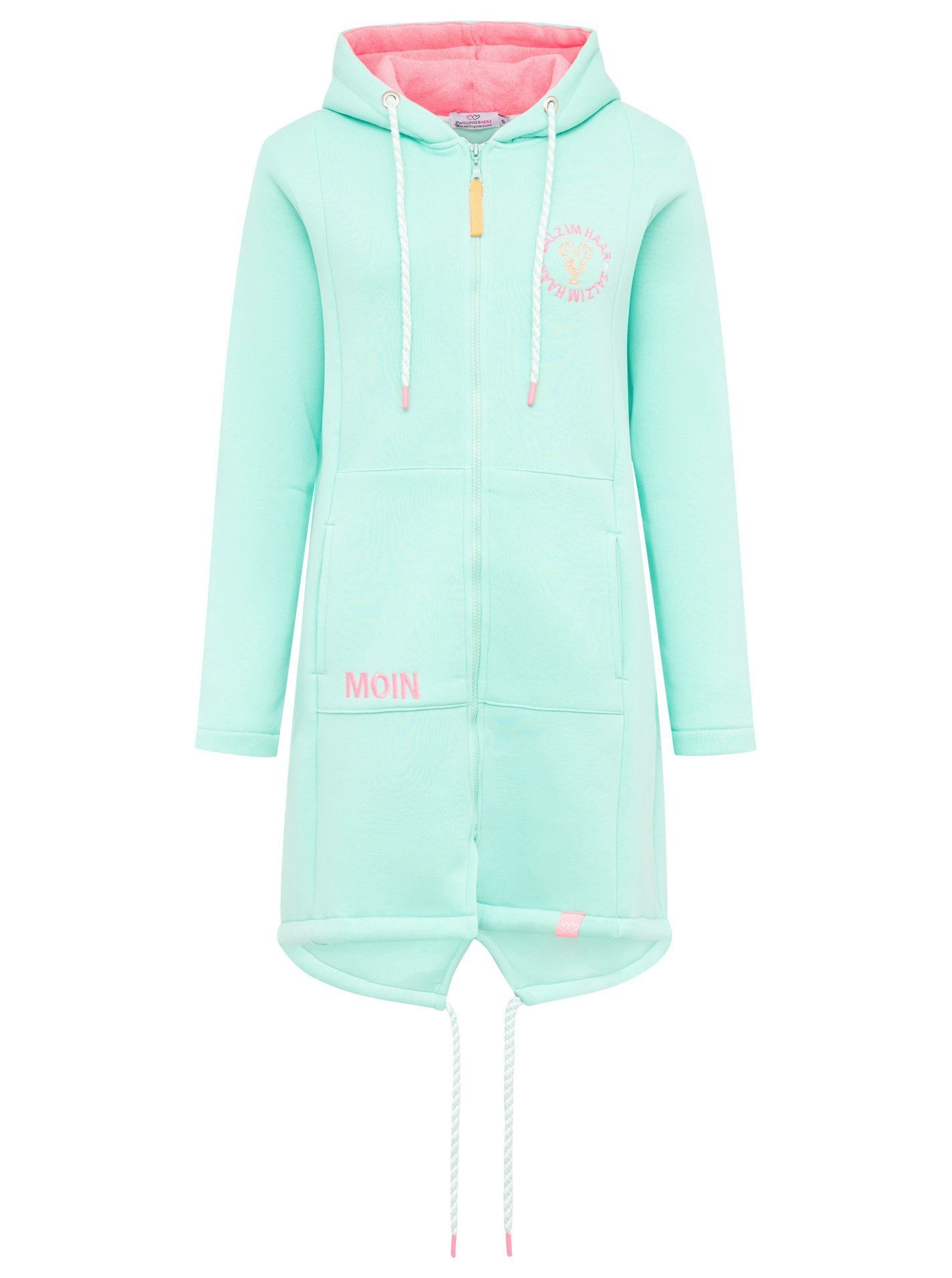 Zwillingsherz Kapuzensweatjacke Hoodiemantel "Hummer" günstig online kaufen