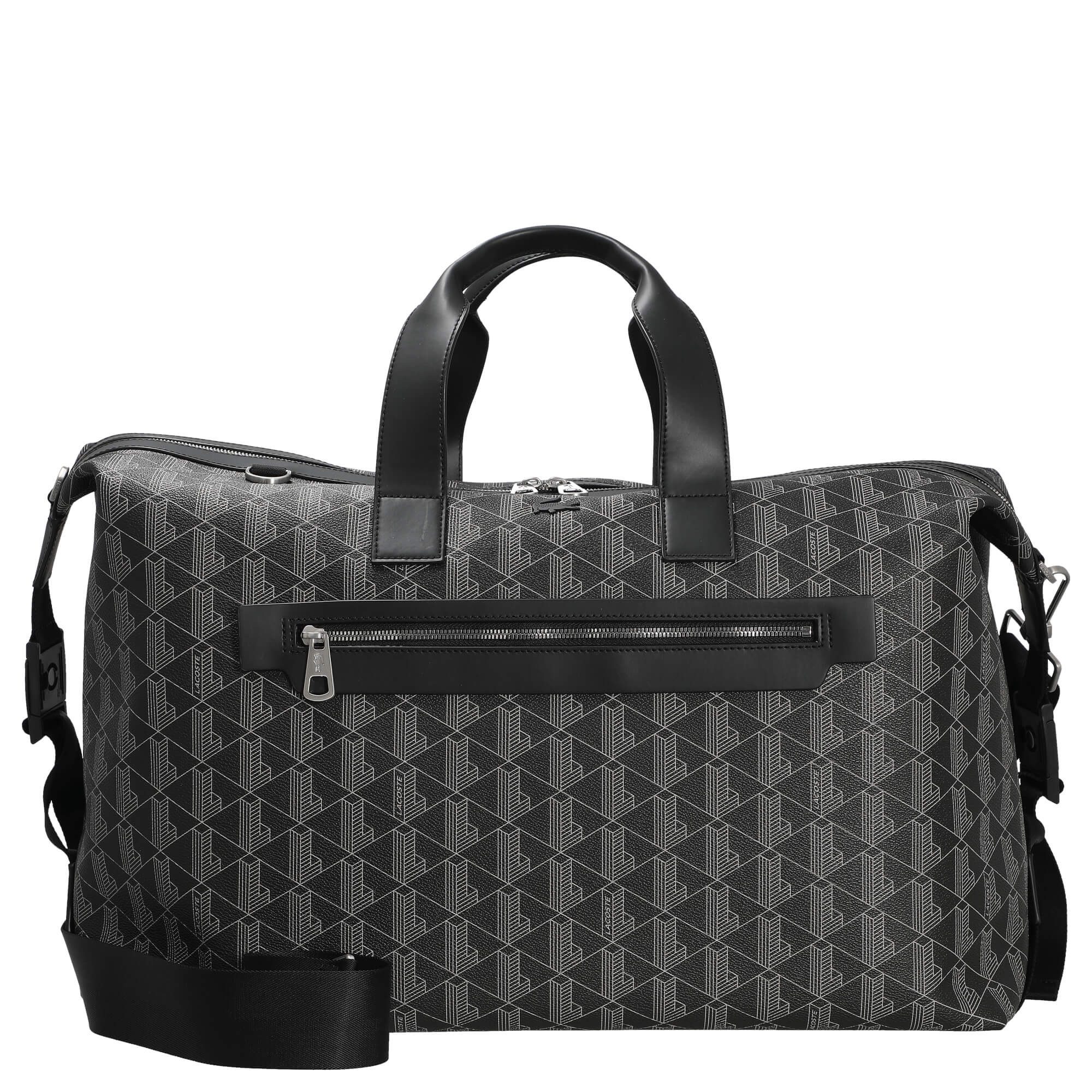 Lacoste Reisetasche The Blend - Reisetasche 15" 50 cm (monogram noir gris)