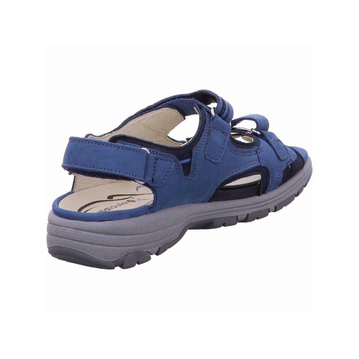 (1-tlg) blau Waldläufer Sandale