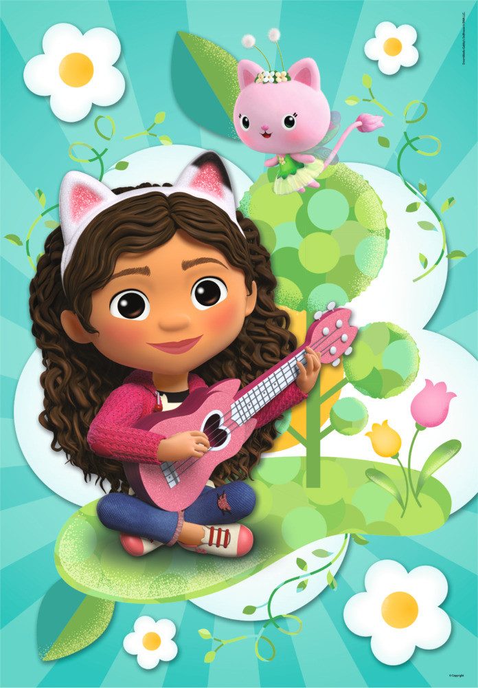 Clementoni® Puzzle Puzzles GABBY'S DOLLHOUSE 3x48 Teile Motiv 2, Puzzleteil günstig online kaufen