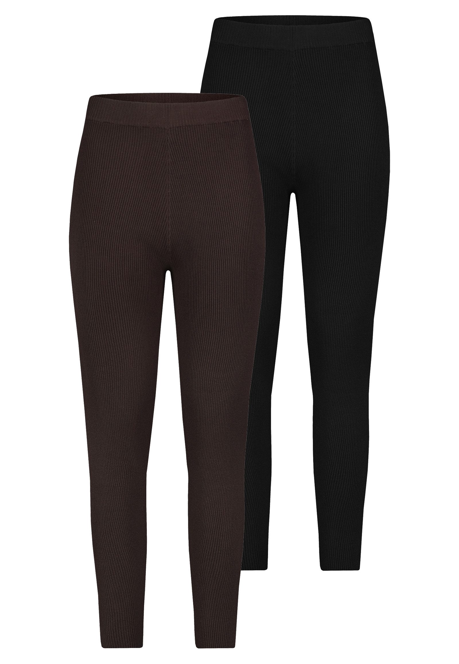 Stitch & Soul Leggings Strukturierte Ripp-Optik Essentials (2-tlg) D93050Z62285A_Leggings