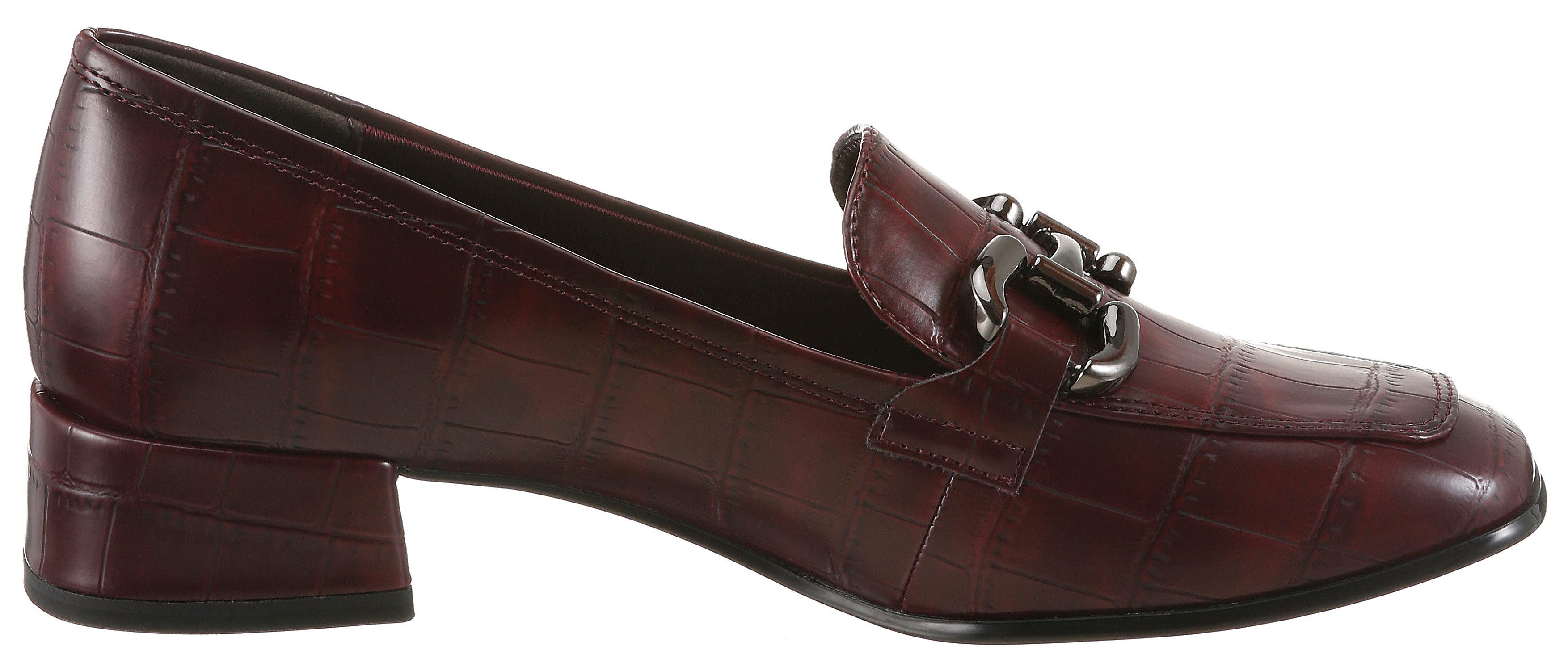 Tamaris Slipper Slipper, Schlupfschuh für Damen, Halbschuh mit Zierschnalle