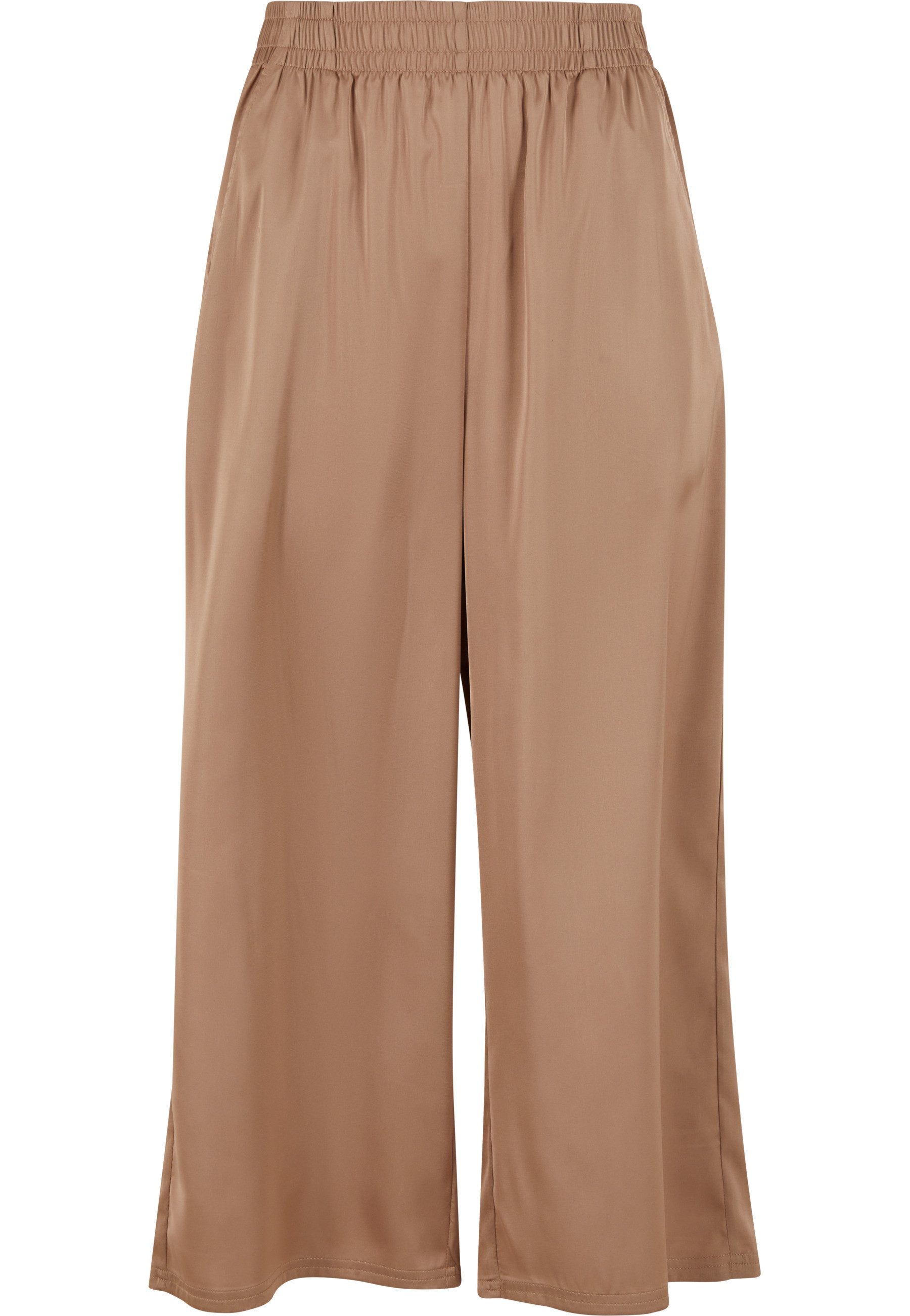 URBAN CLASSICS Stoffhose Urban Classics Ladies Satin Wide Leg Culotte (1-tl günstig online kaufen