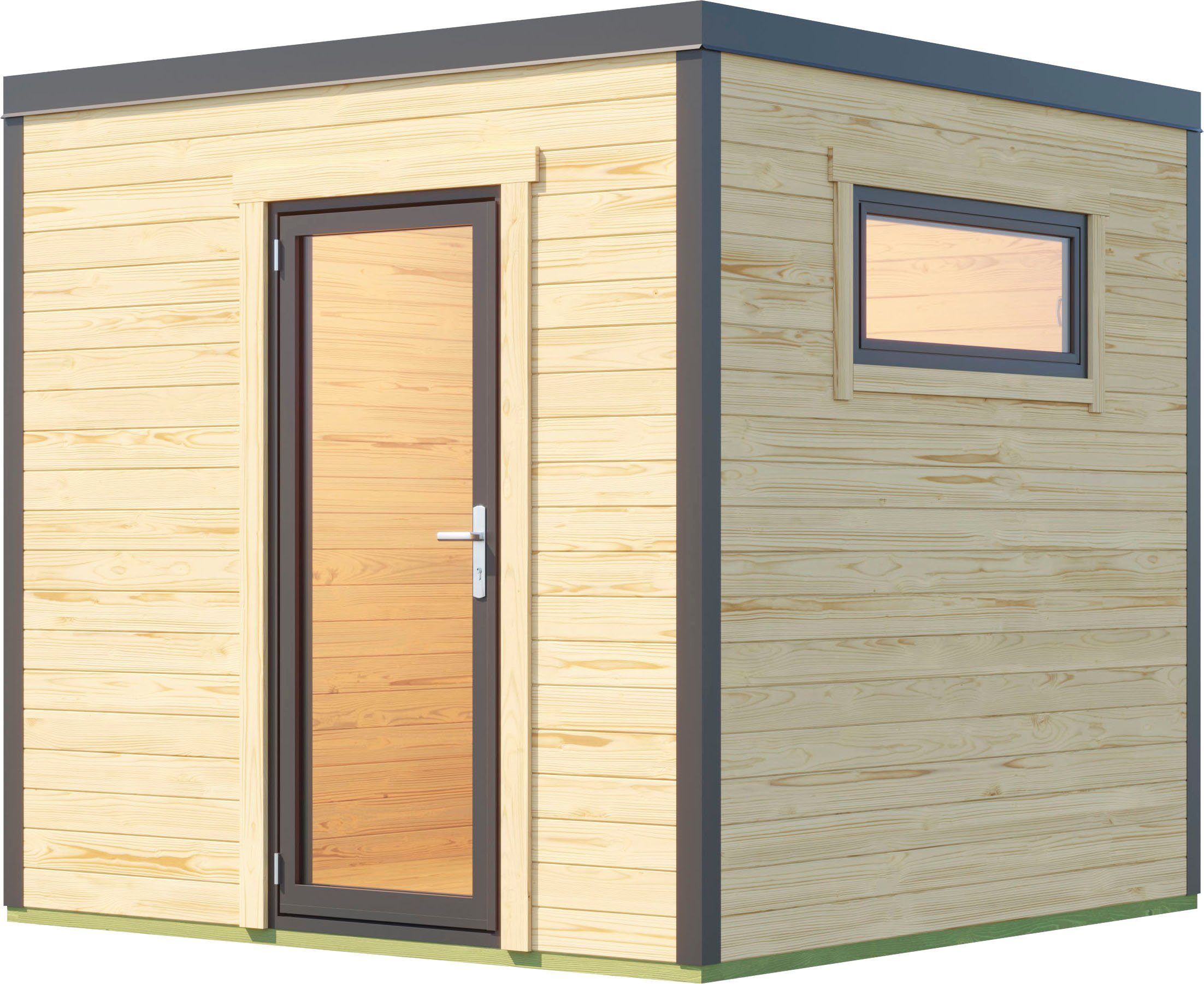 LASITA MAJA Gartenhaus SARDINIA, BxT: 250x250 cm, (Set, inkl. Fussbodenbretter zum verlegen)