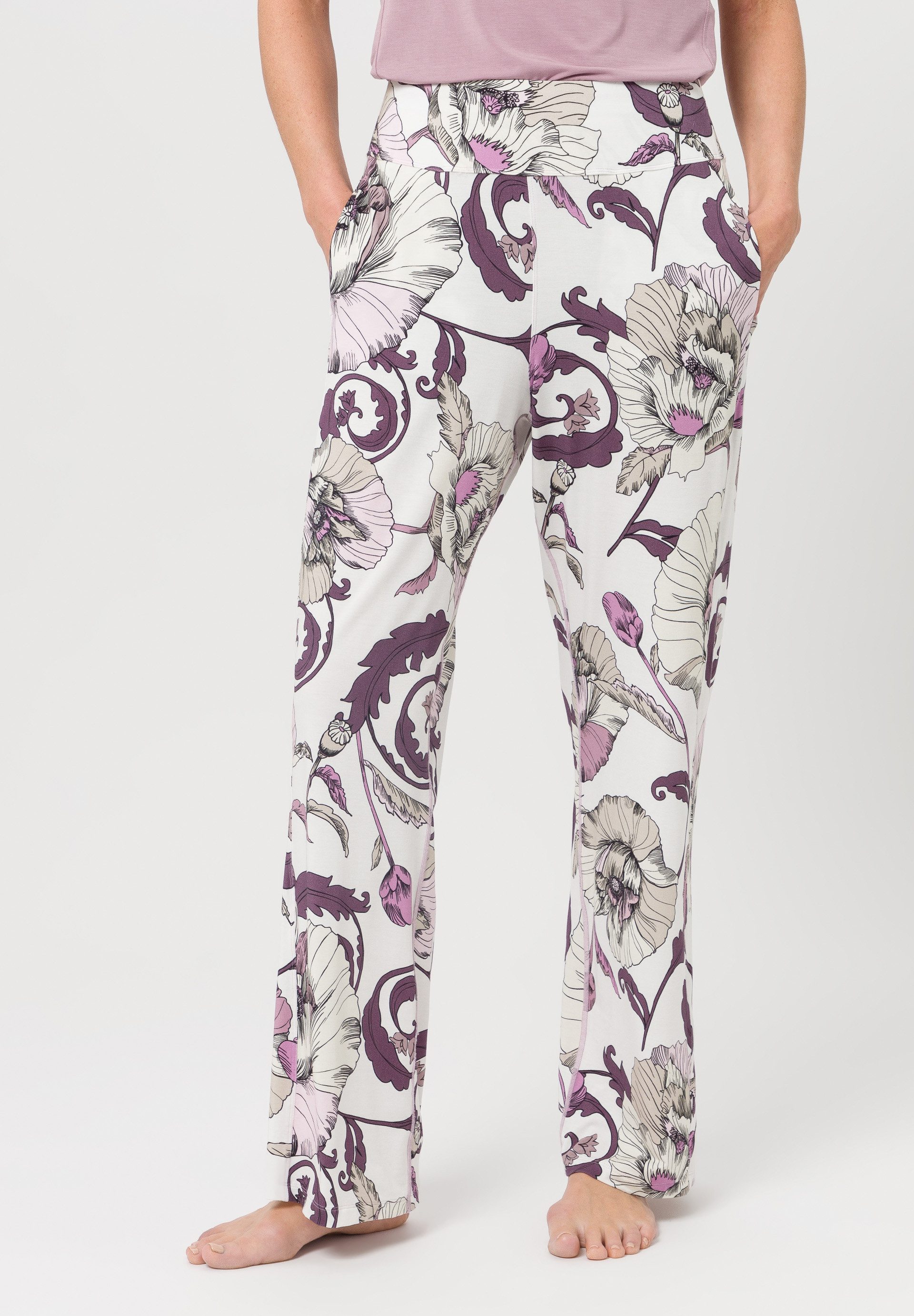 TUZZI Pyjamahose mit weitem Bein aus hautsympatischen Jersey
