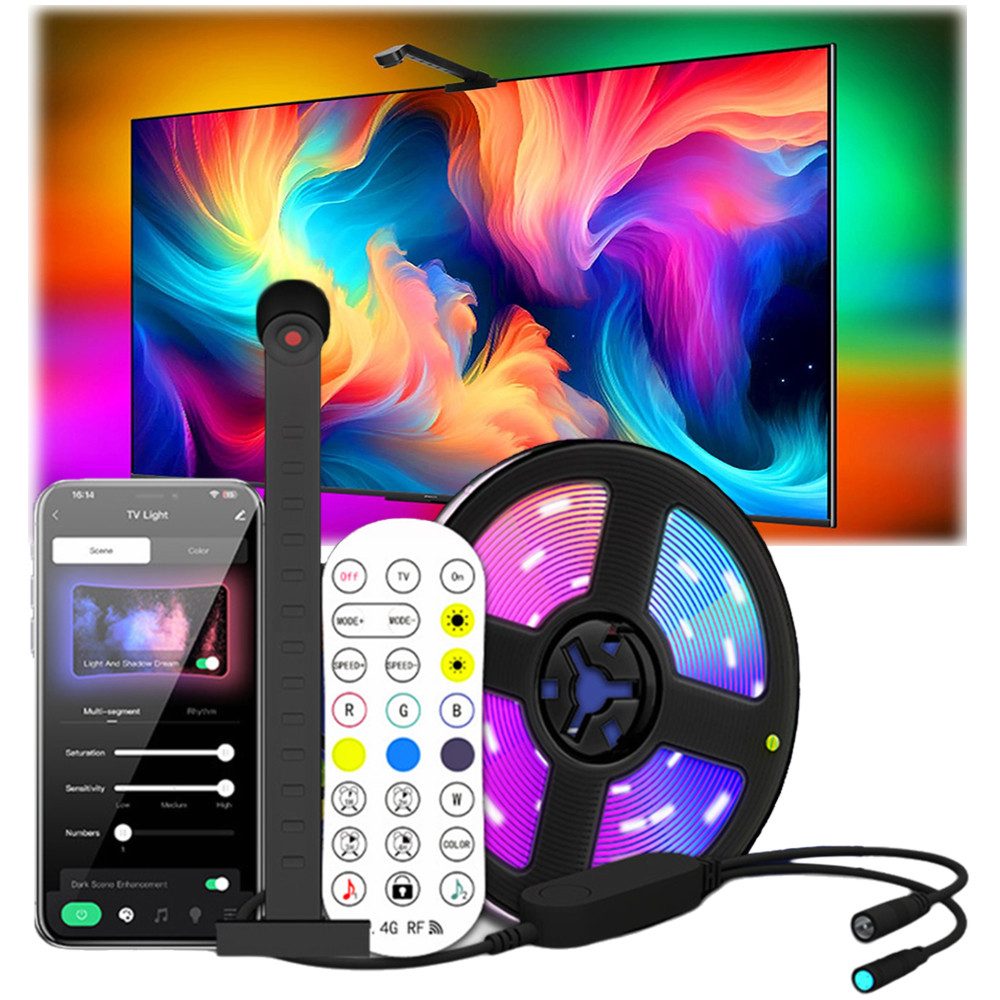 Rosnek LED Stripe TV LED Hintergrundbeleuchtung günstig online kaufen