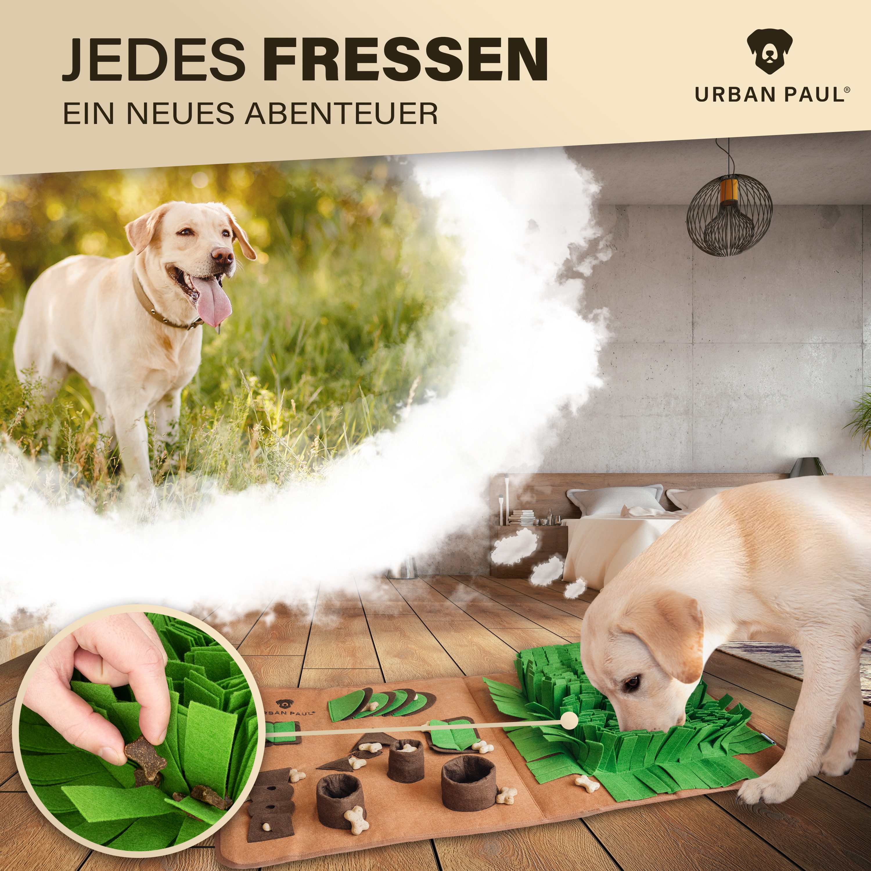 URBAN PAUL Tier-Intelligenzspielzeug Schnüffelteppich für Hunde, günstig online kaufen