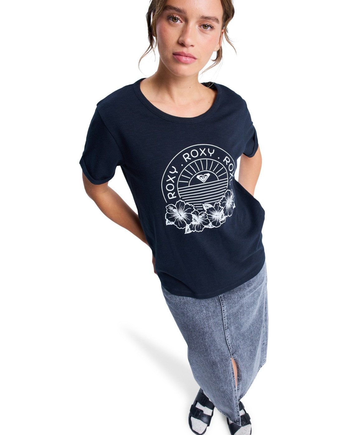 Roxy Oversize-Shirt Oceanwave Regular Slub