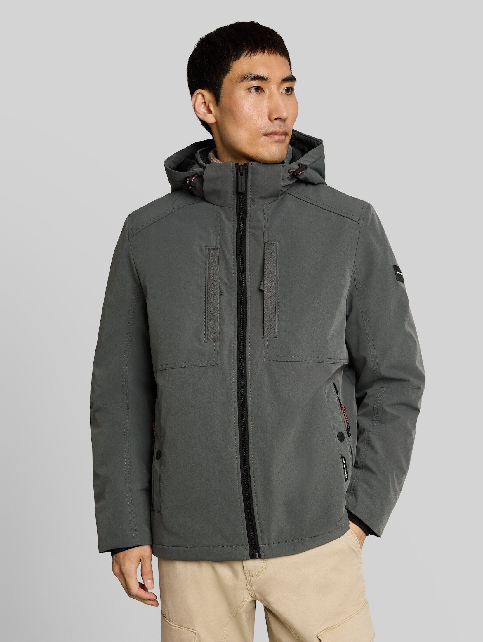 TOM TAILOR Winterjacke Jacken Funktionsjacke mit abnehmbarer Kapuze