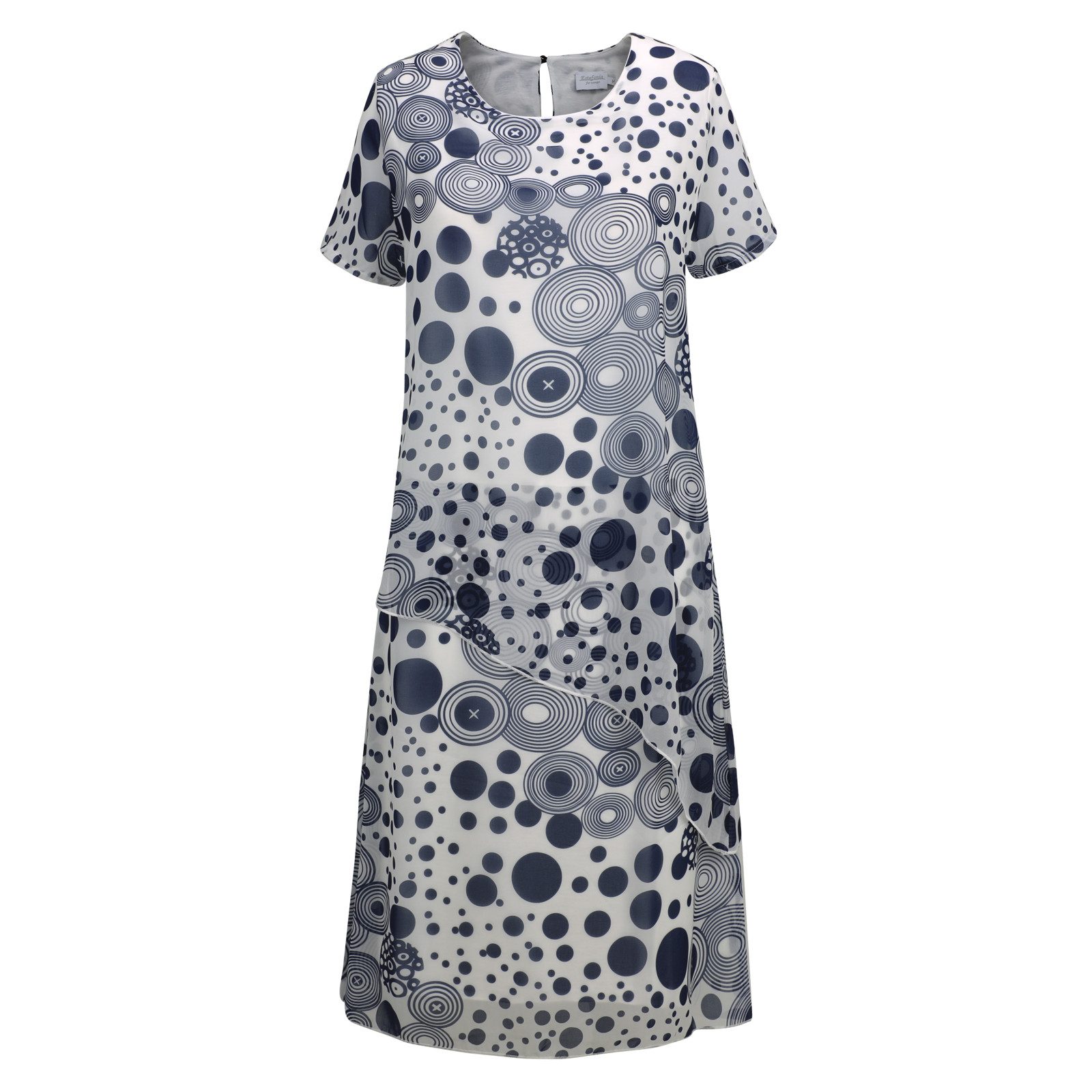 Estefania for woman Chiffonkleid Estefania for woman, 171-5612 auffälliges Kreismuster