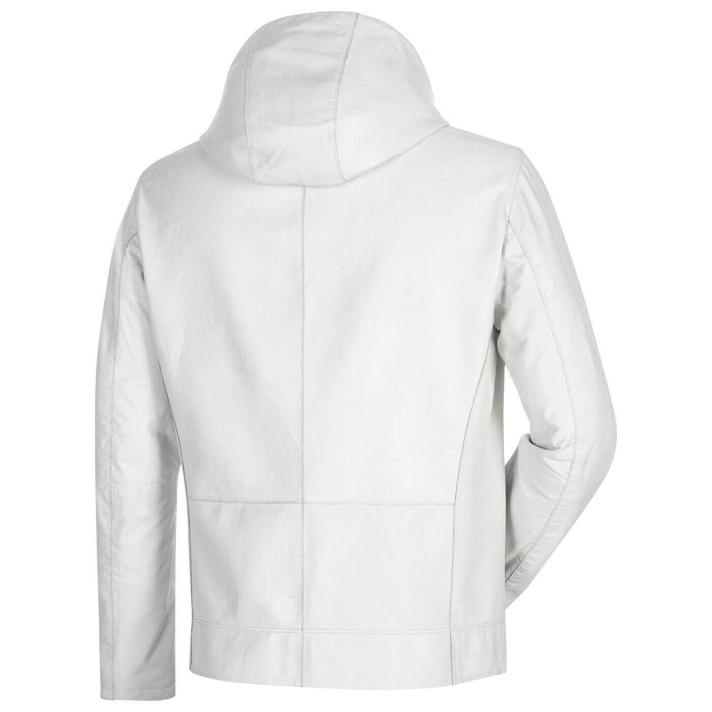 Milestone Lederjacke Jordan aus Lammnappa Leder mit abnehmbarer Kapuze