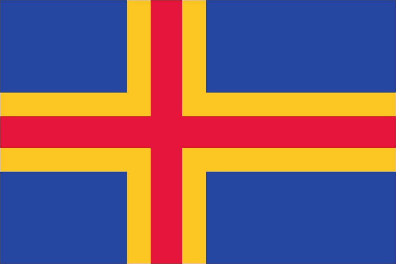 flaggenmeer Flagge Aaland 120 g/m² Querformat