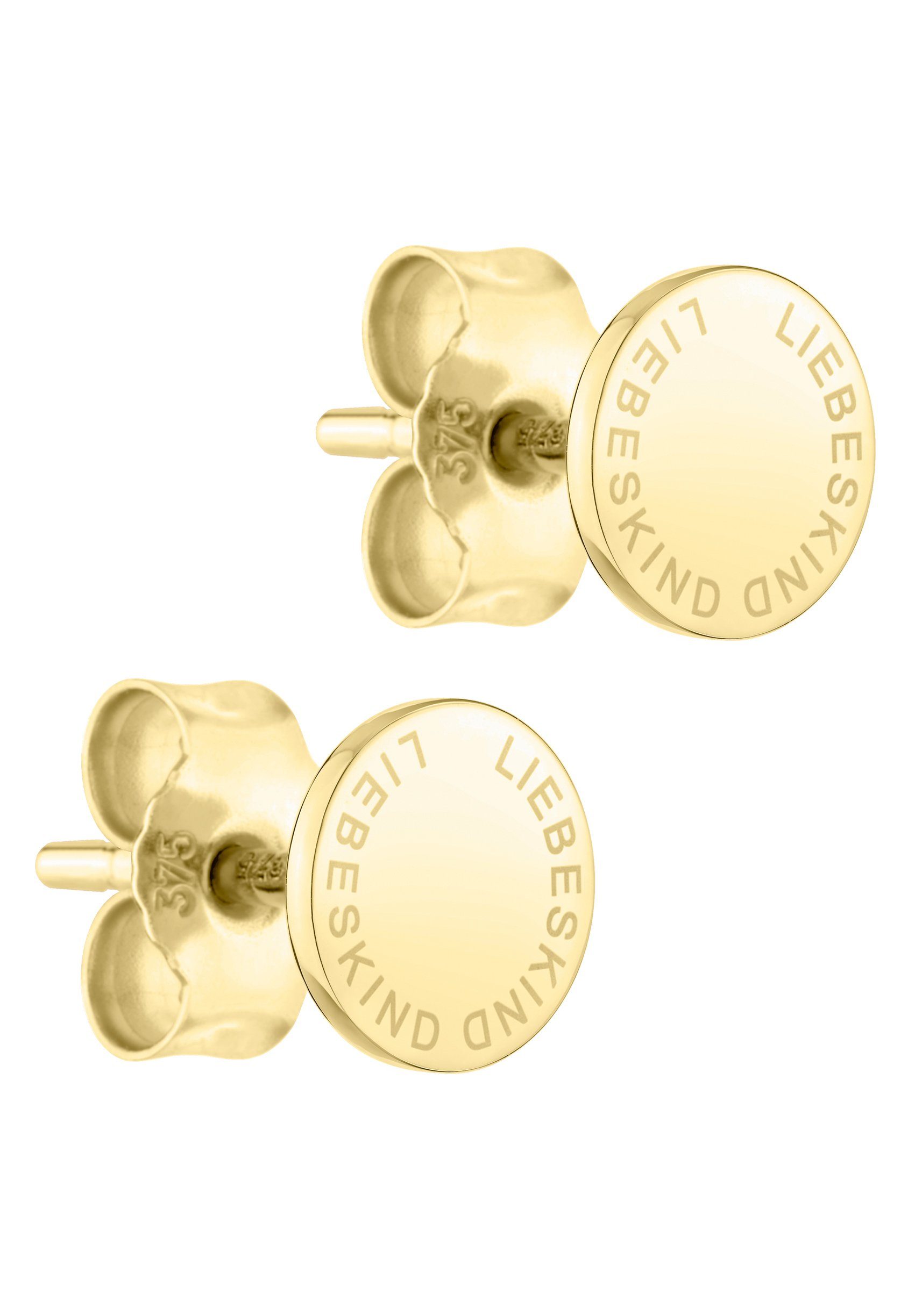 Paar Ohrstecker Schmuck Geschenk Gold 375 Ohrringe Gold Collection